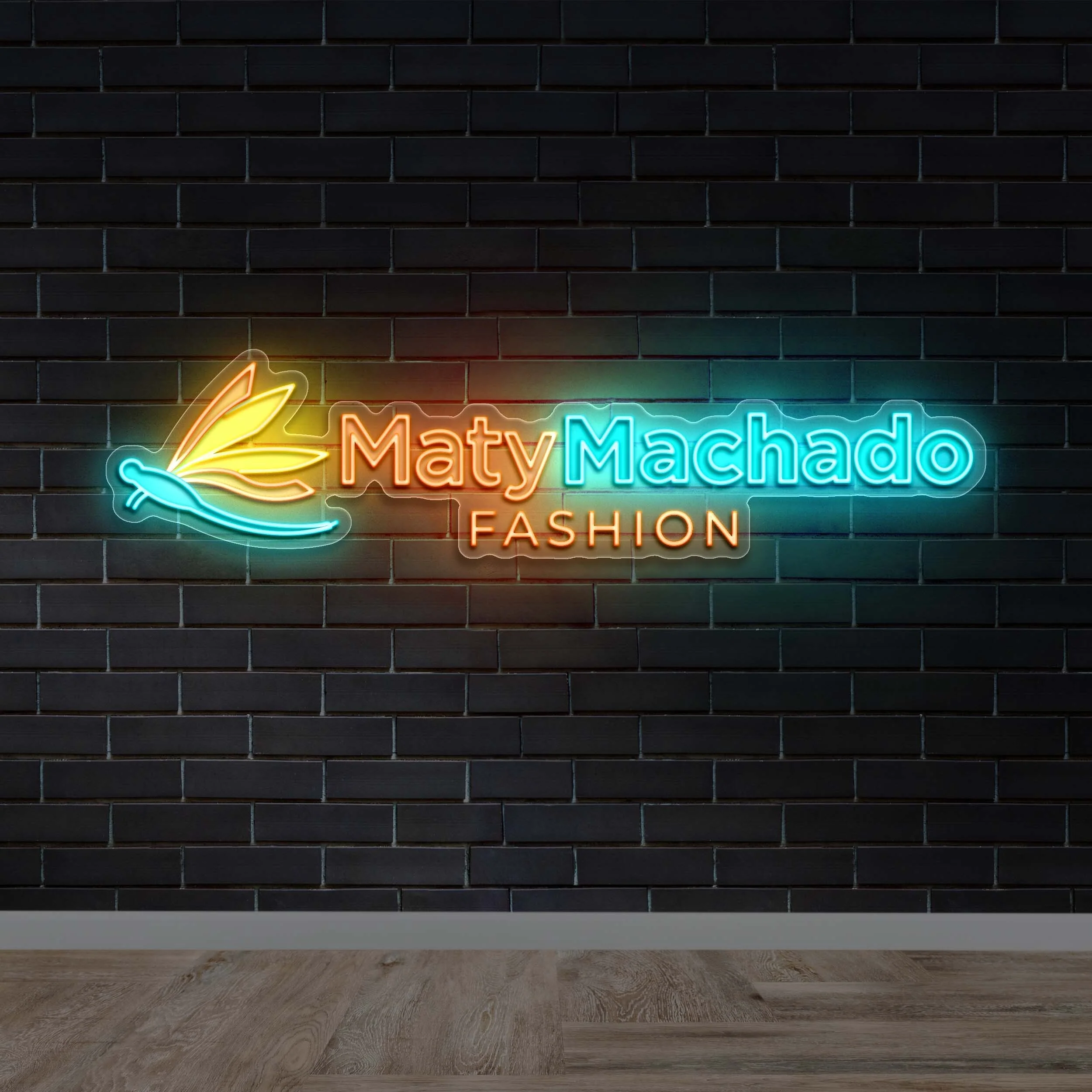 Maty Machado Fashion - Premium Neon Artwork