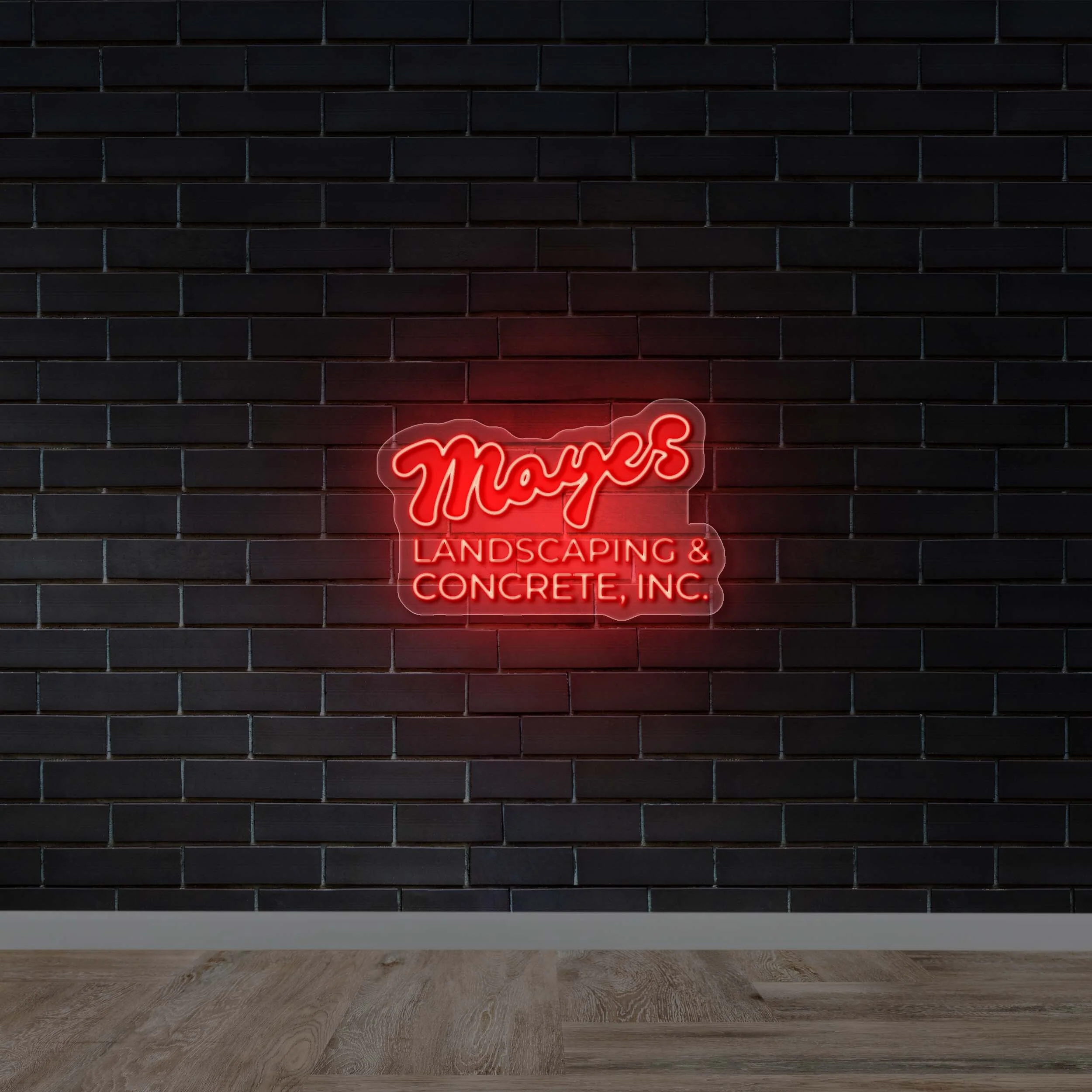 Mayes Landscaping & Concrete, Inc. - Premium Neon Artwork