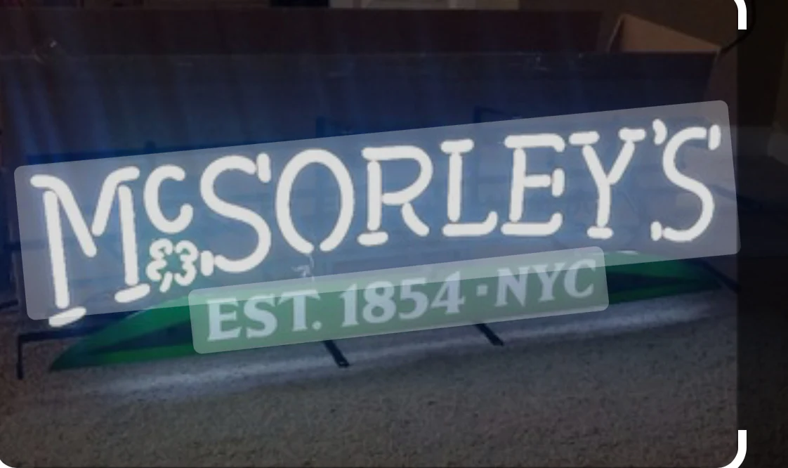 McSorley's - Premium Neon Artwork