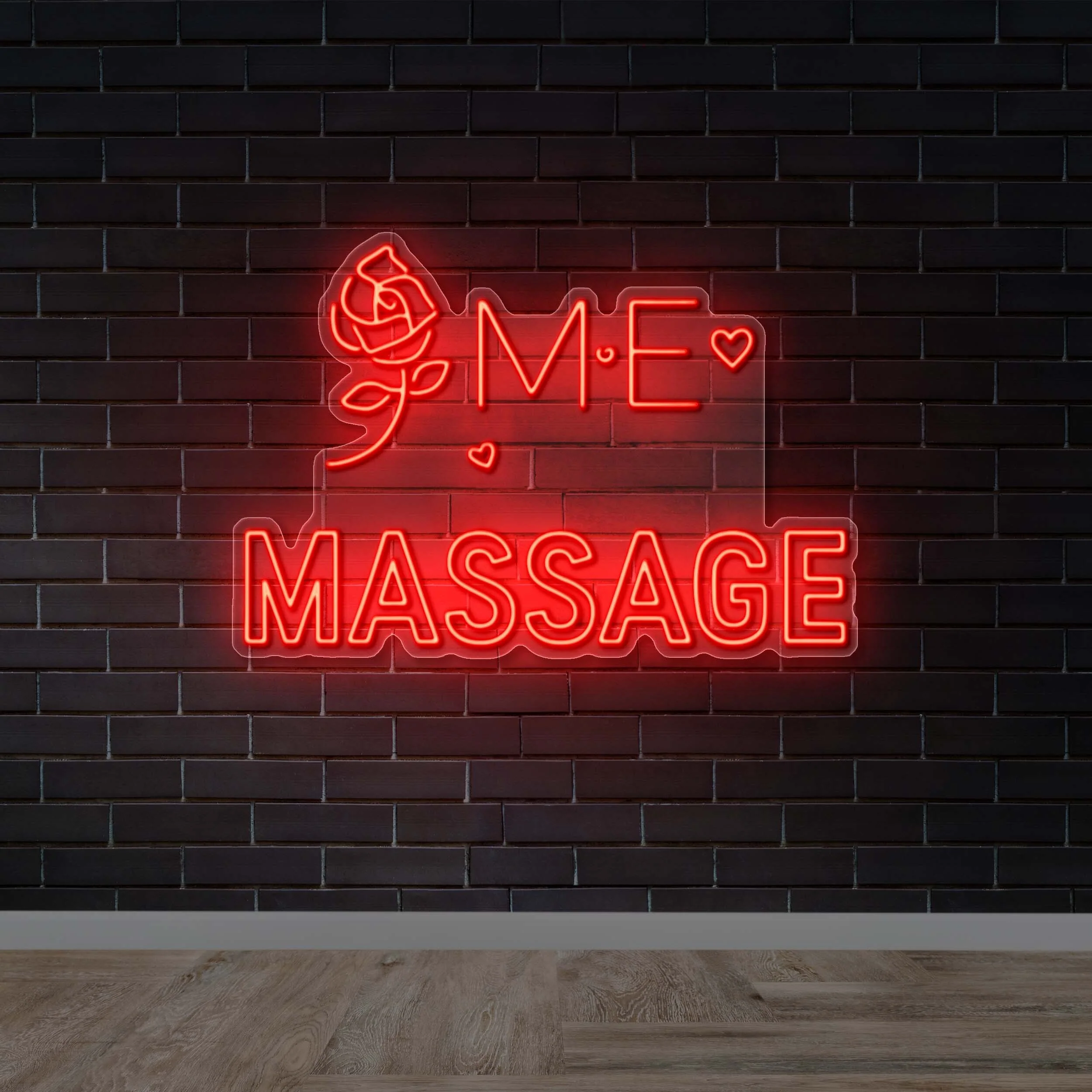 Me Massage - Premium Neon Artwork