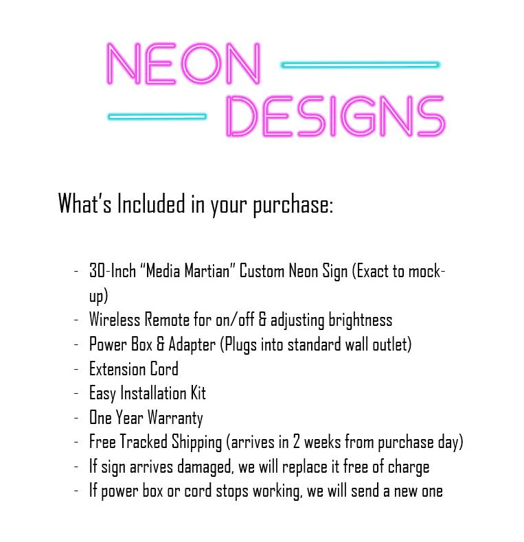 Media Martian - Premium Neon Artwork - Image 2