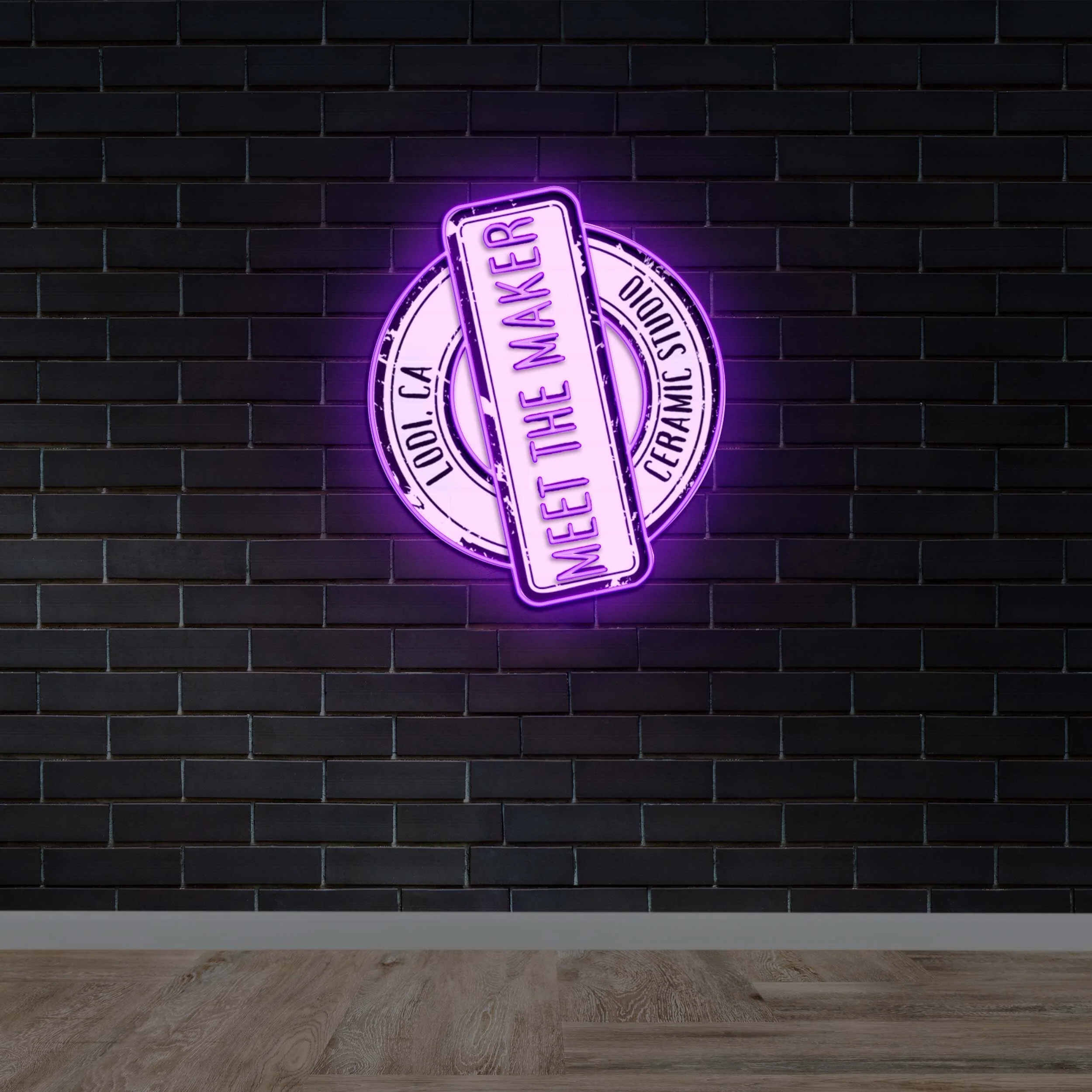 Meet the Maker - Premium Neon Artwork
