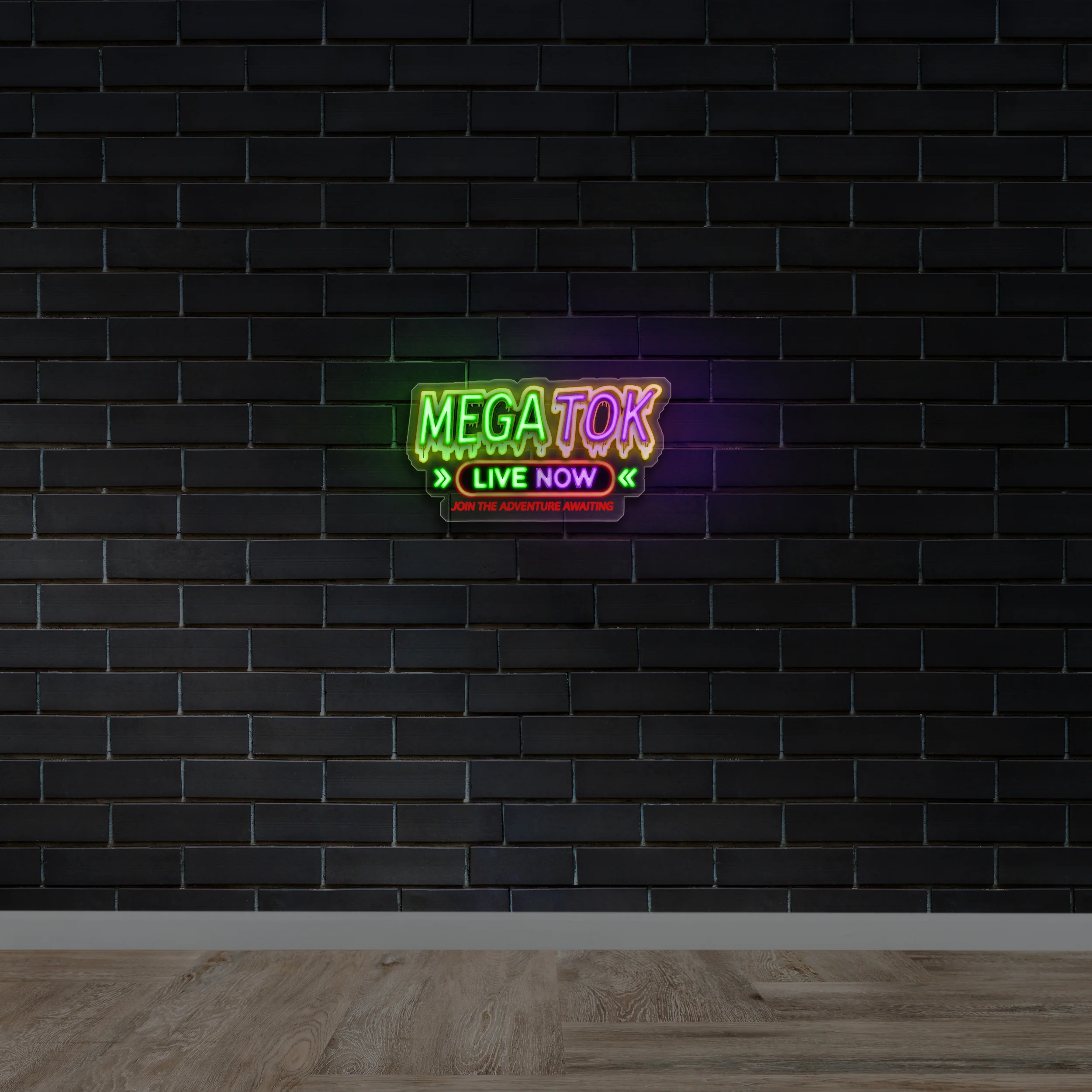 MEGATOK - Premium Neon Artwork