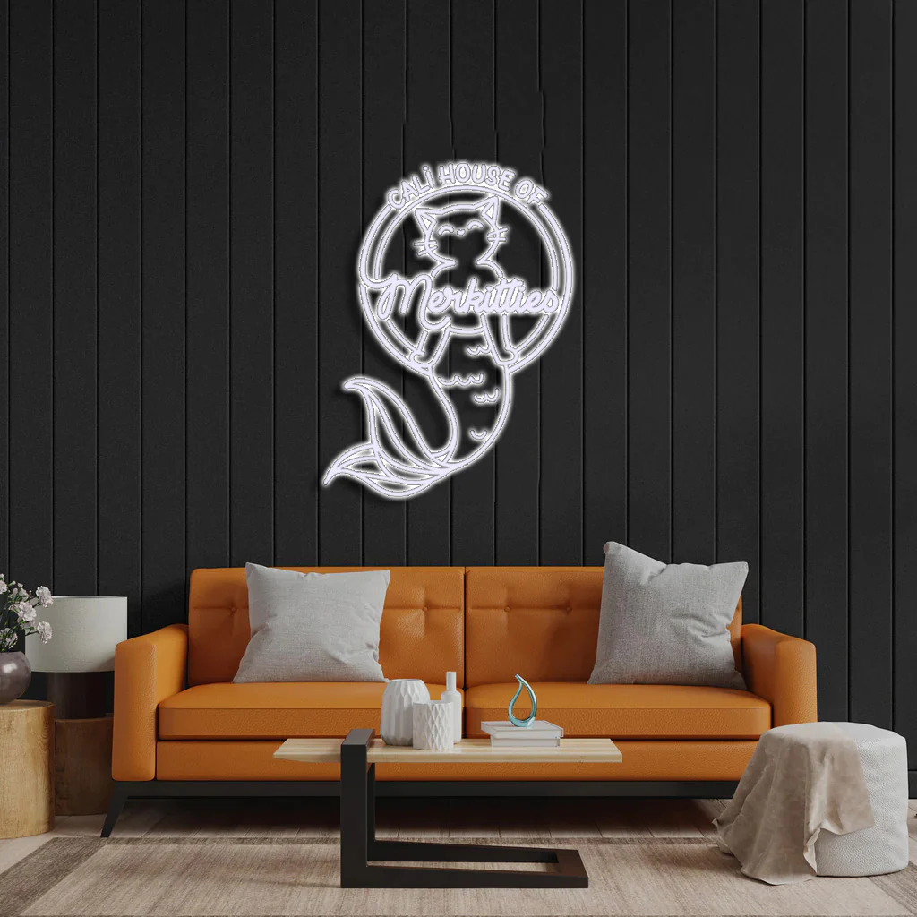 Merkitties - Premium Neon Artwork