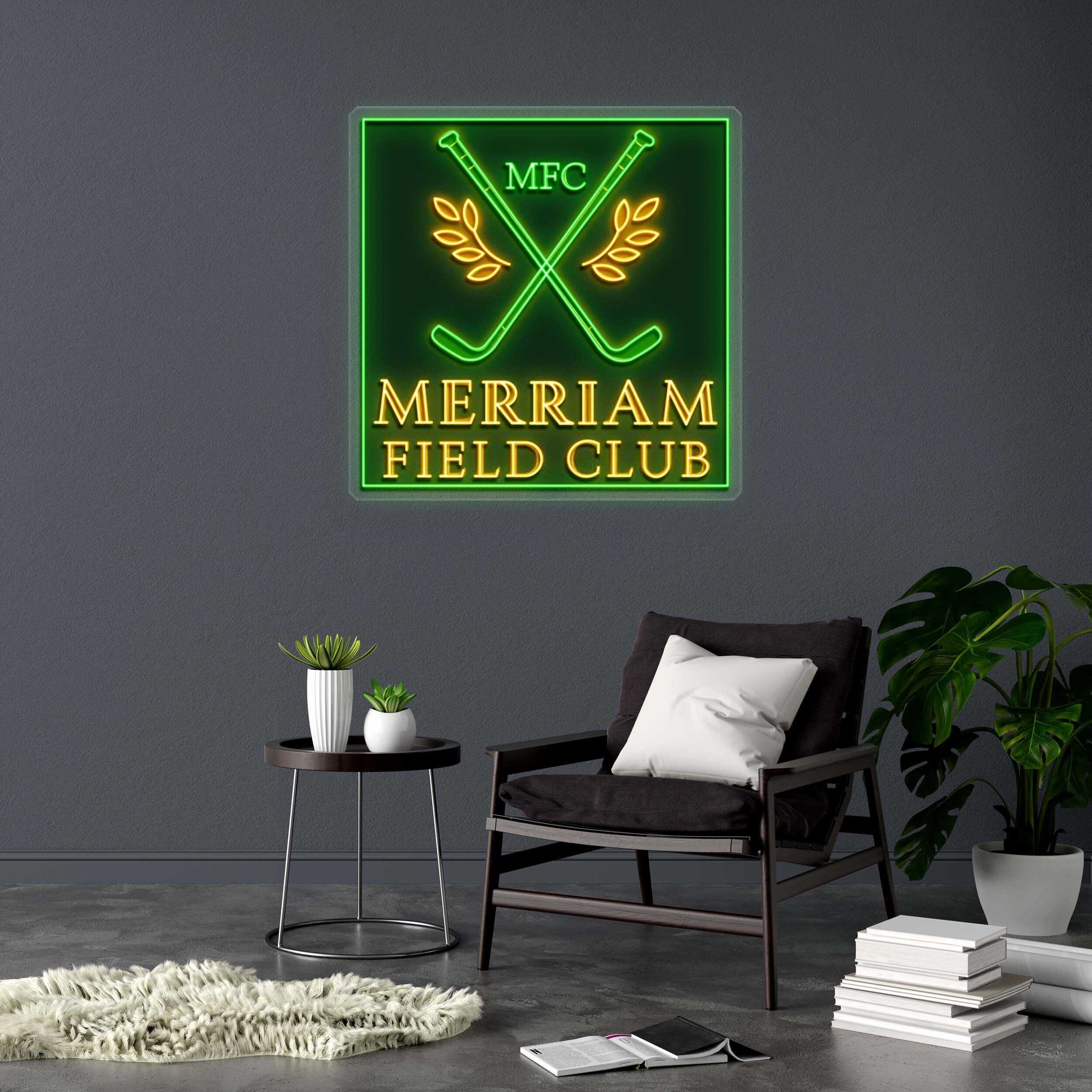 MERRIAM FIELD CLUB - Premium Neon Artwork