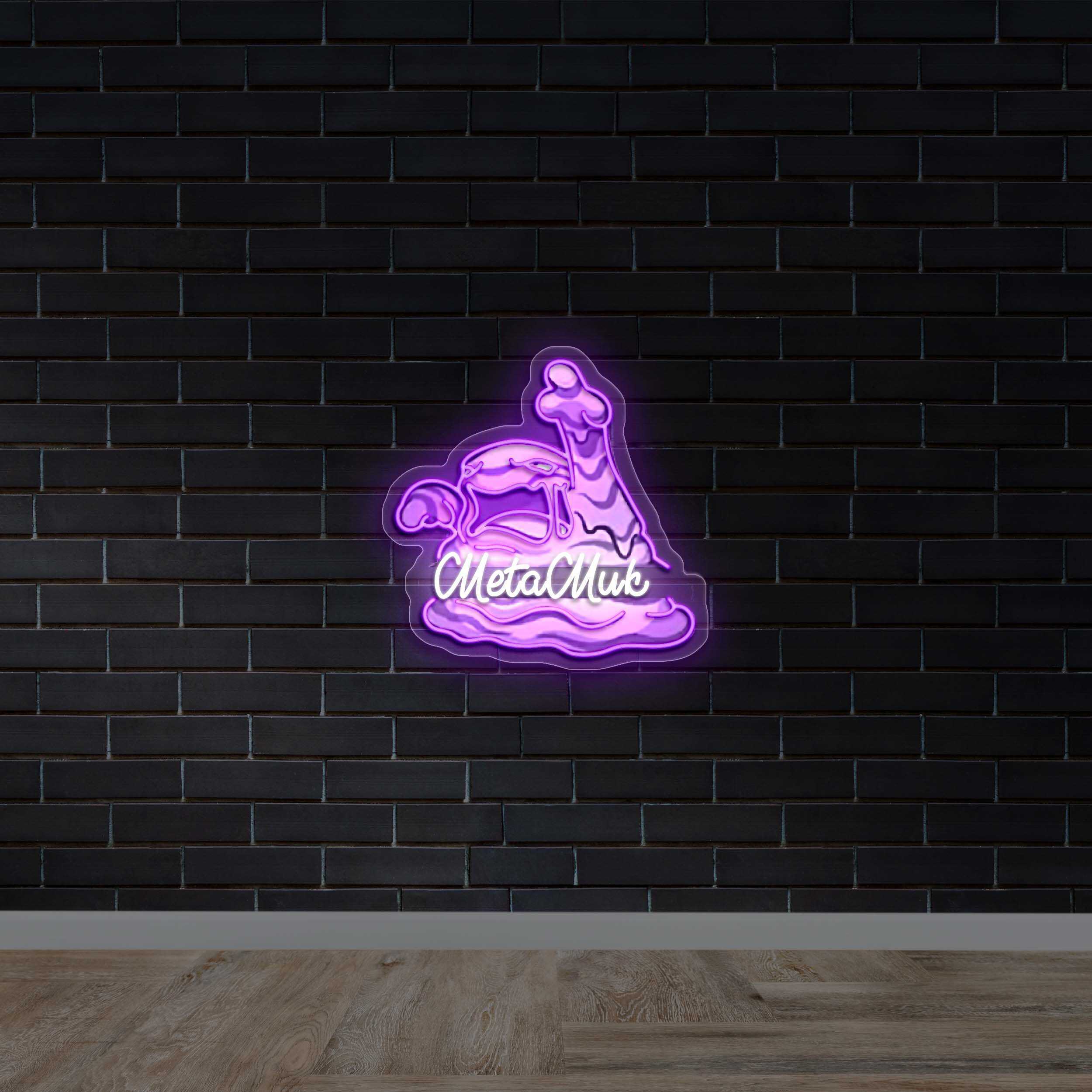 MetaMuk - Premium Neon Artwork