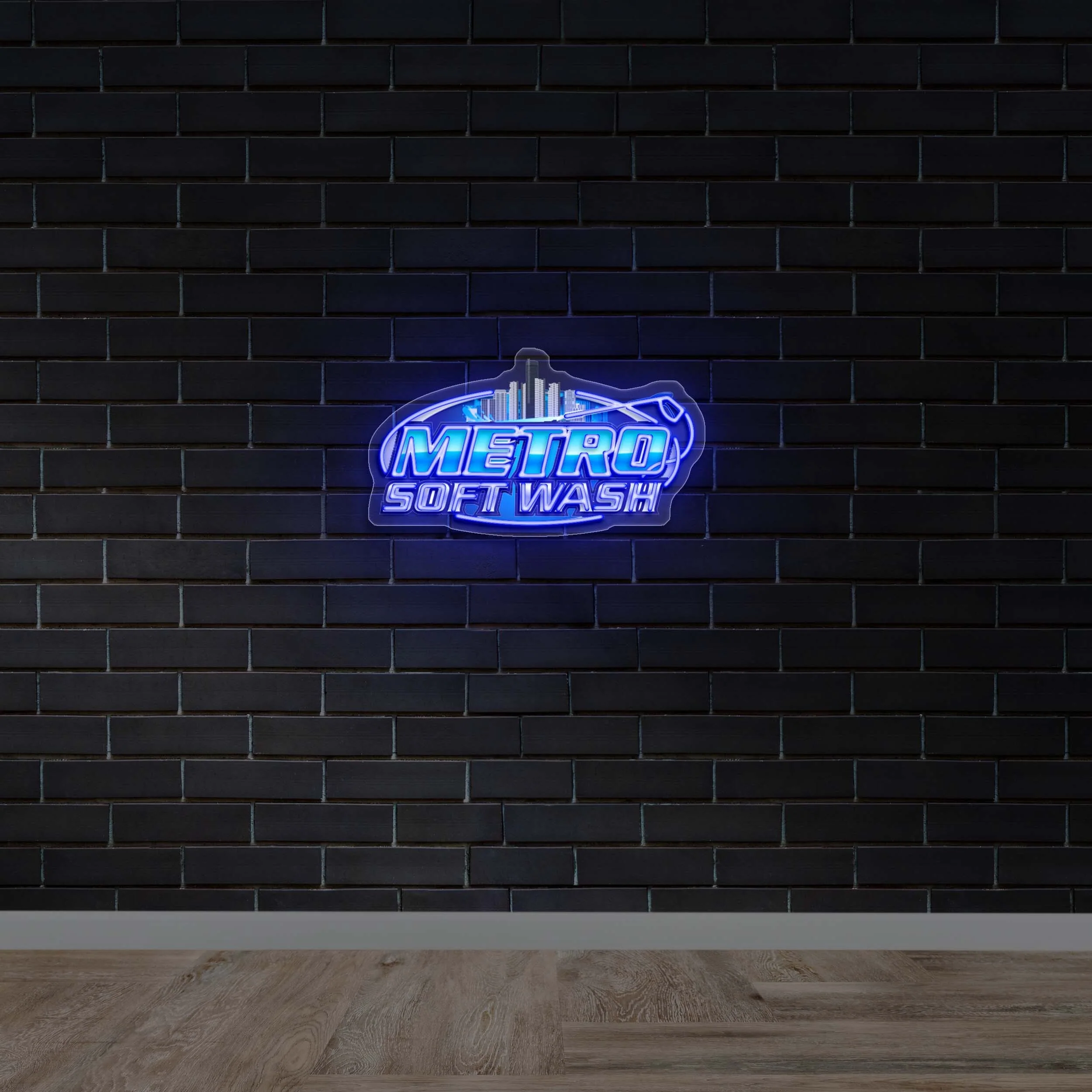 Metro Soft Wash - Premium Neon Artwork