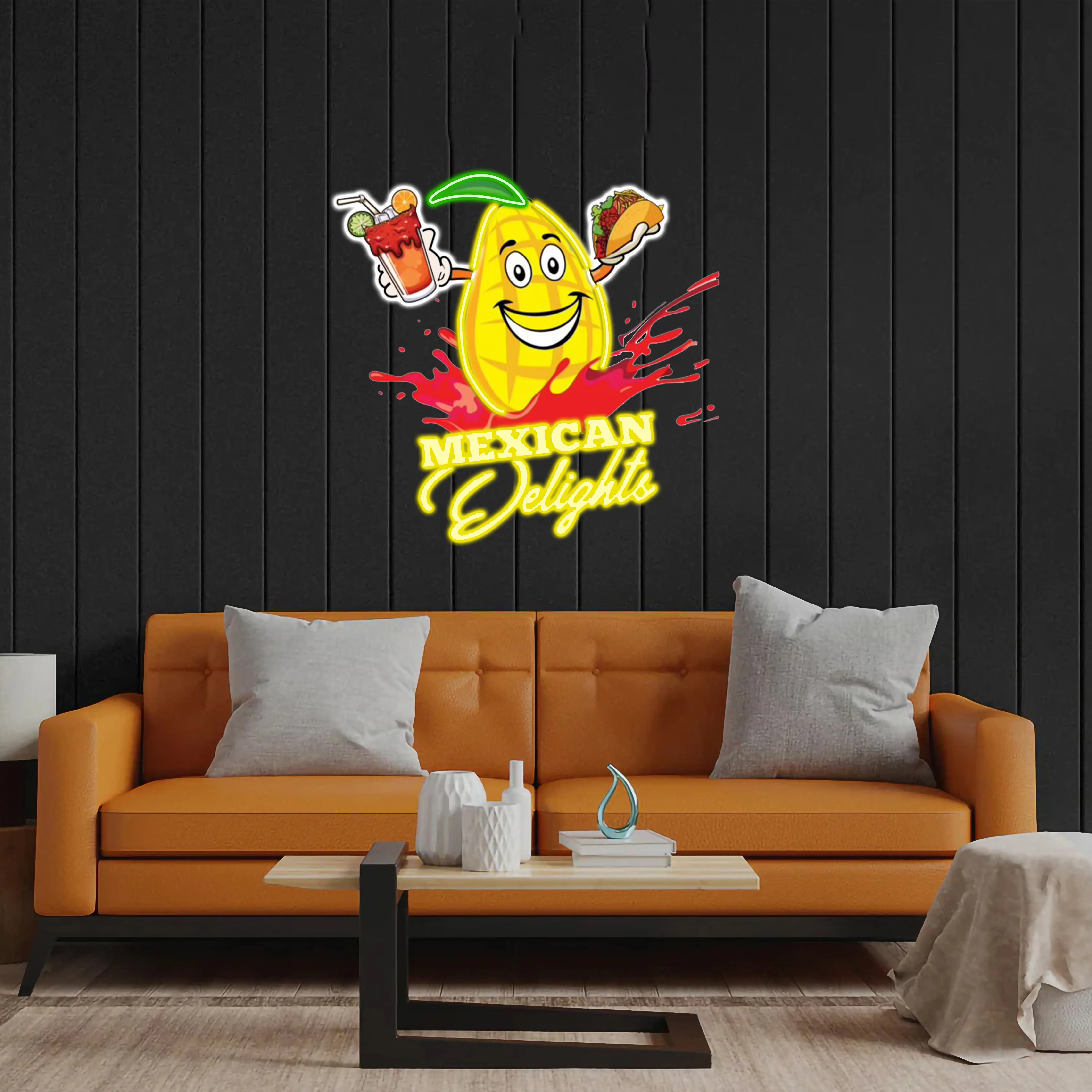 Mexican Delights - Premium Neon Artwork