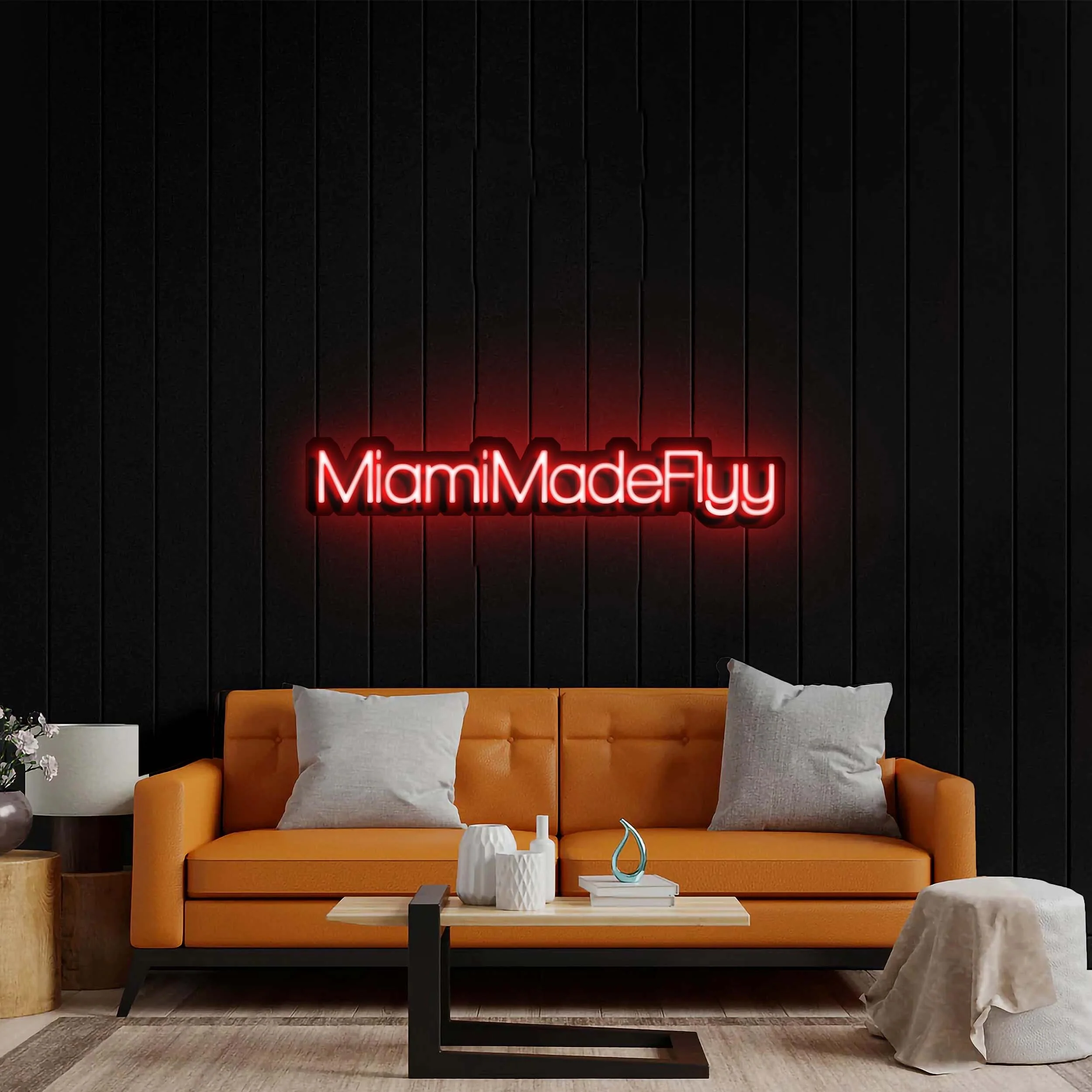 Miami Made Flyy - Premium Neon Artwork