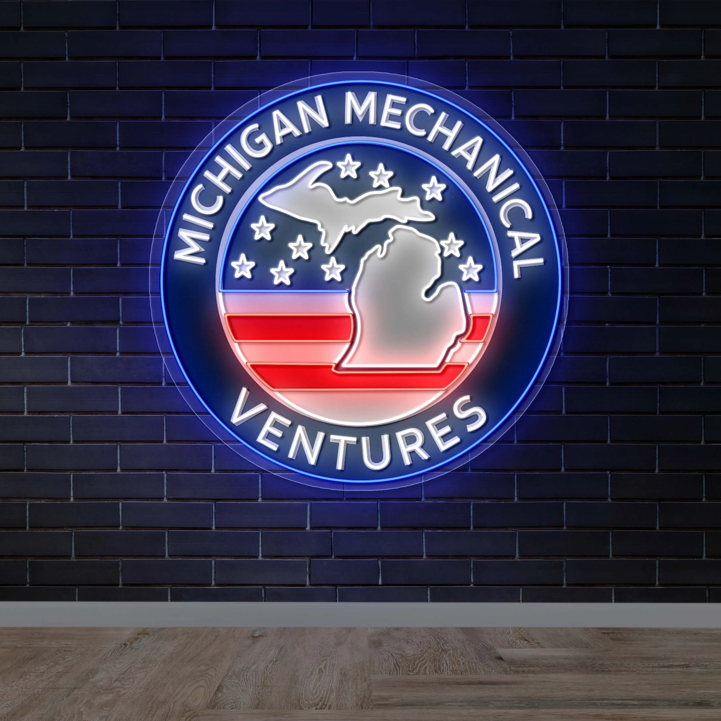 MICHIGAN MECHANICAL VENTURES - Premium Neon Artwork