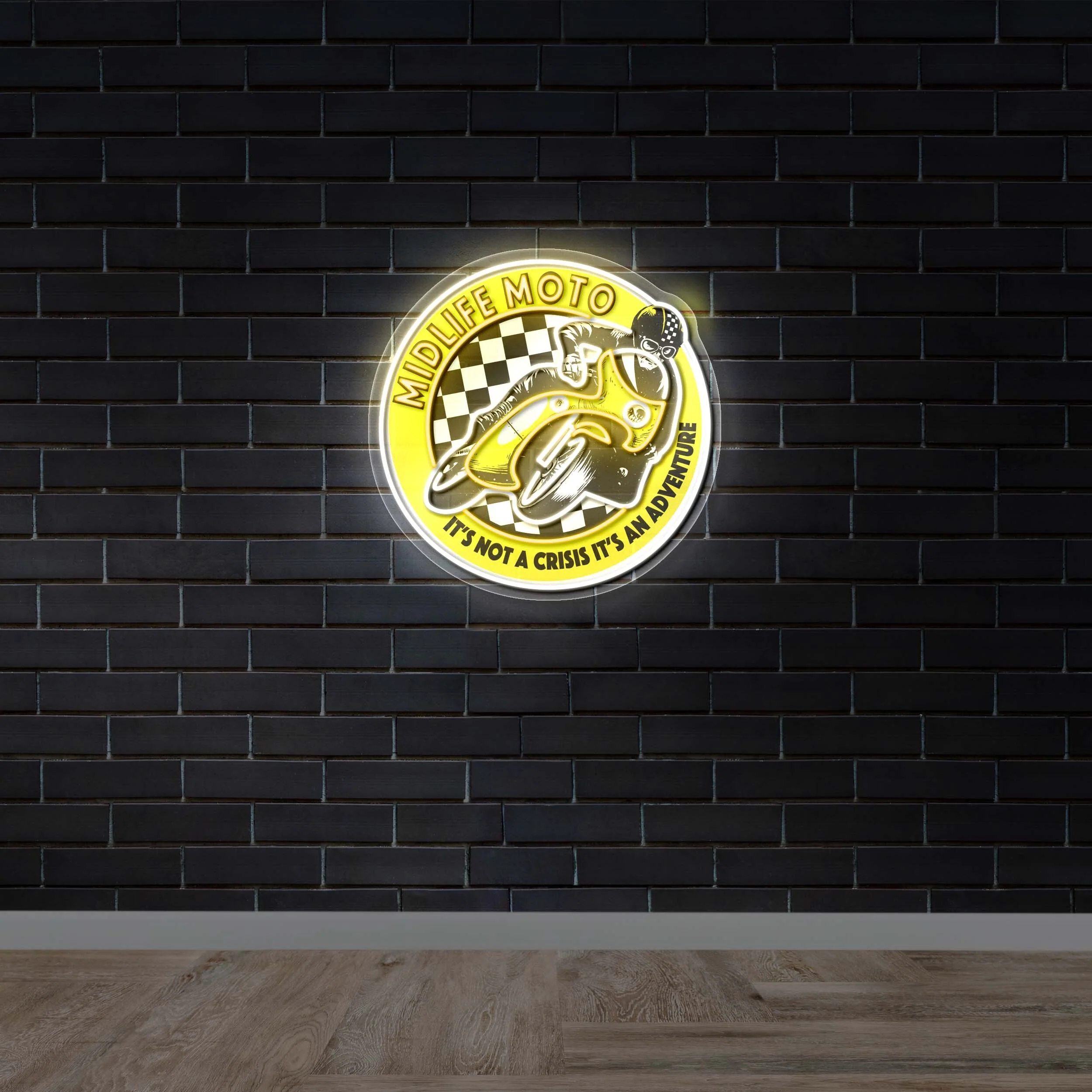 Midlife Moto - Premium Neon Artwork