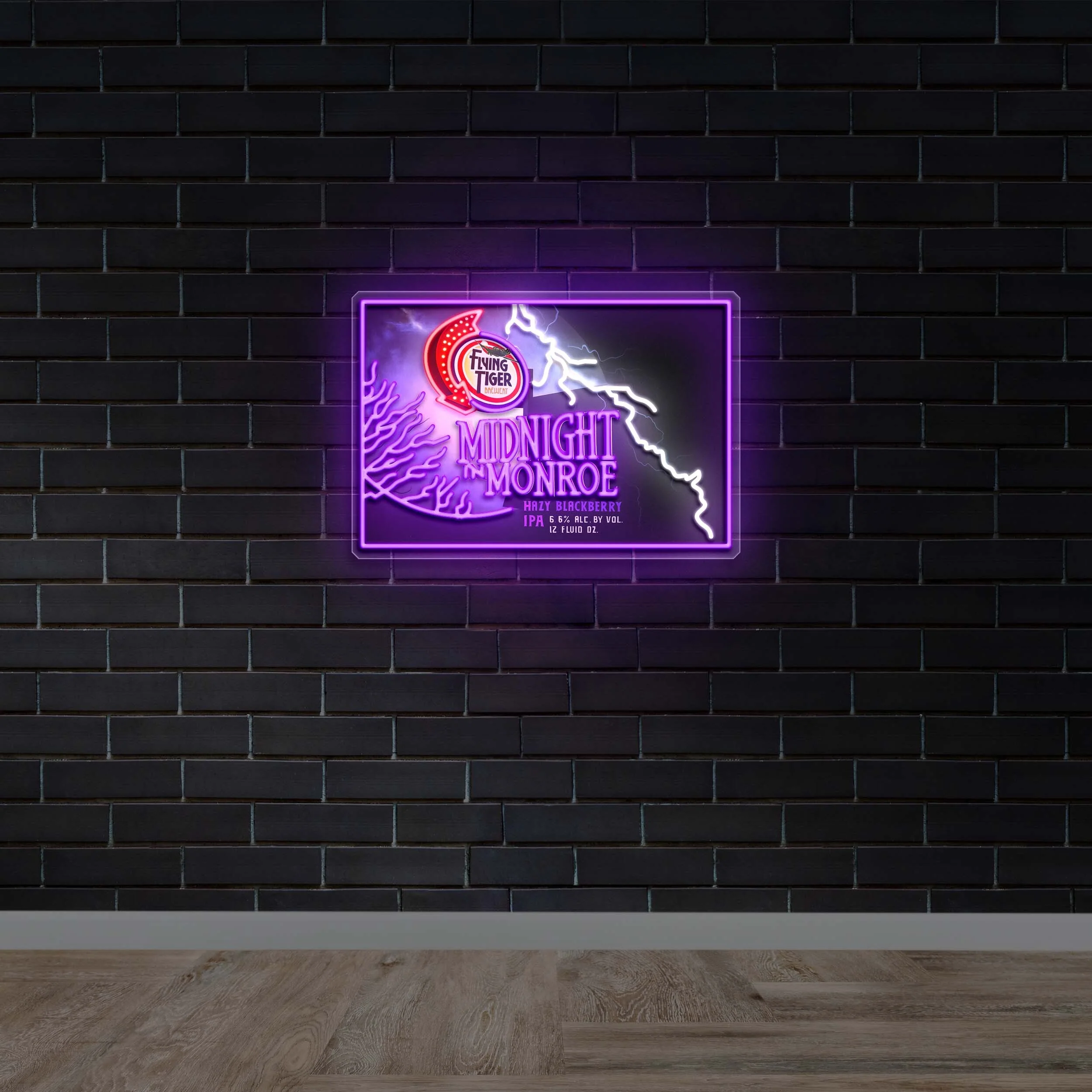 Midnight in Monroe - Premium Neon Artwork