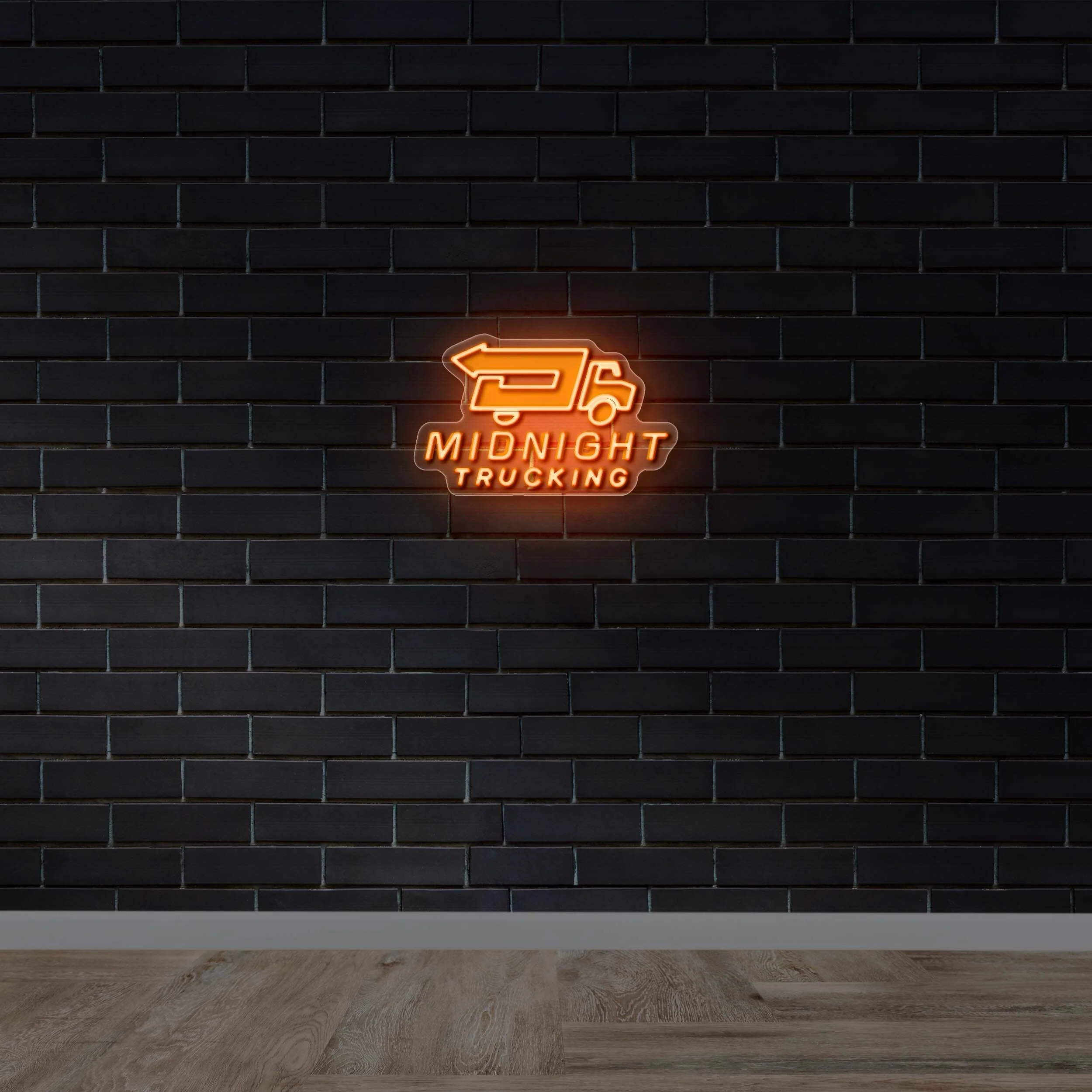 MIDNIGHT TRUCKING - Premium Neon Artwork