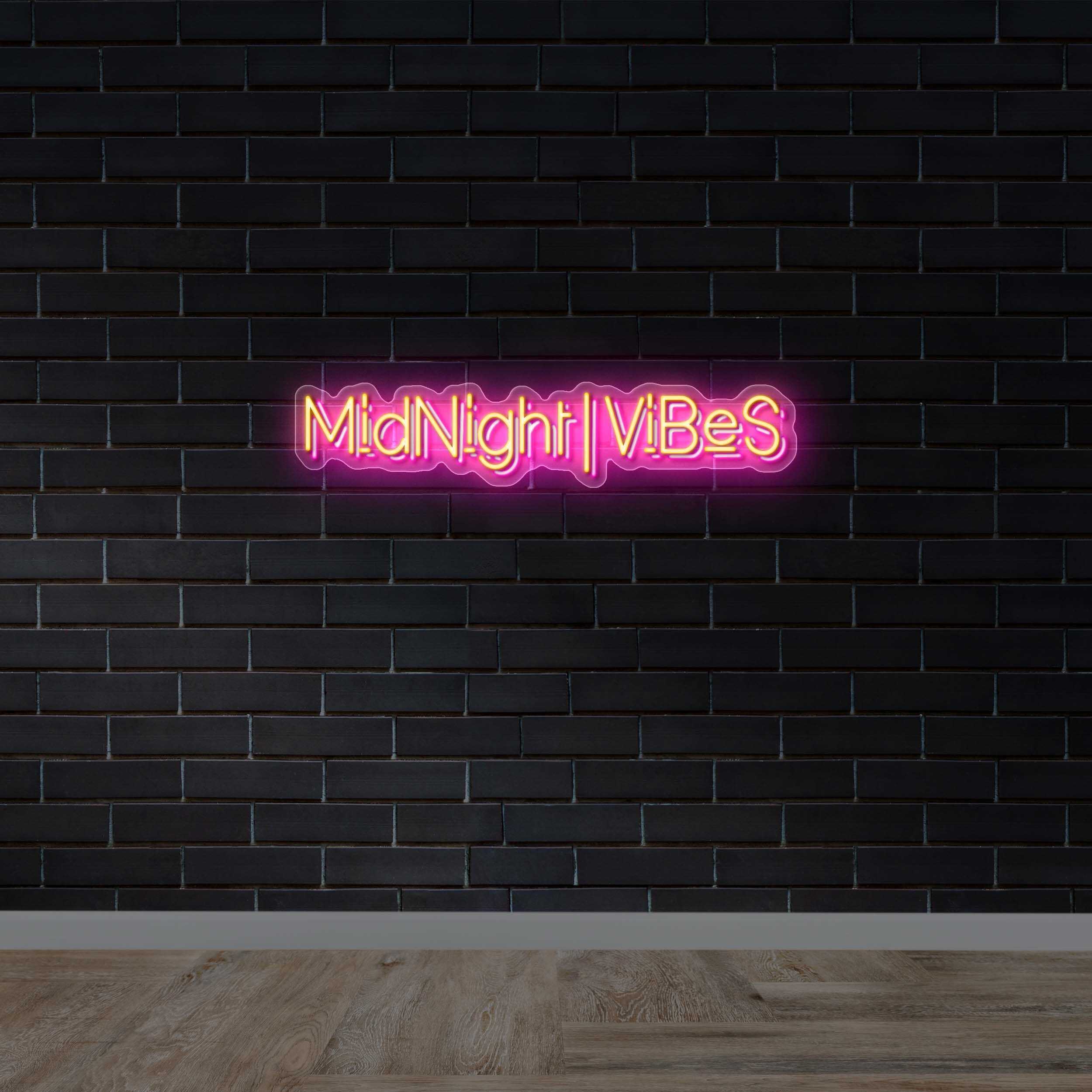 Midnight Vibes - Premium Neon Artwork