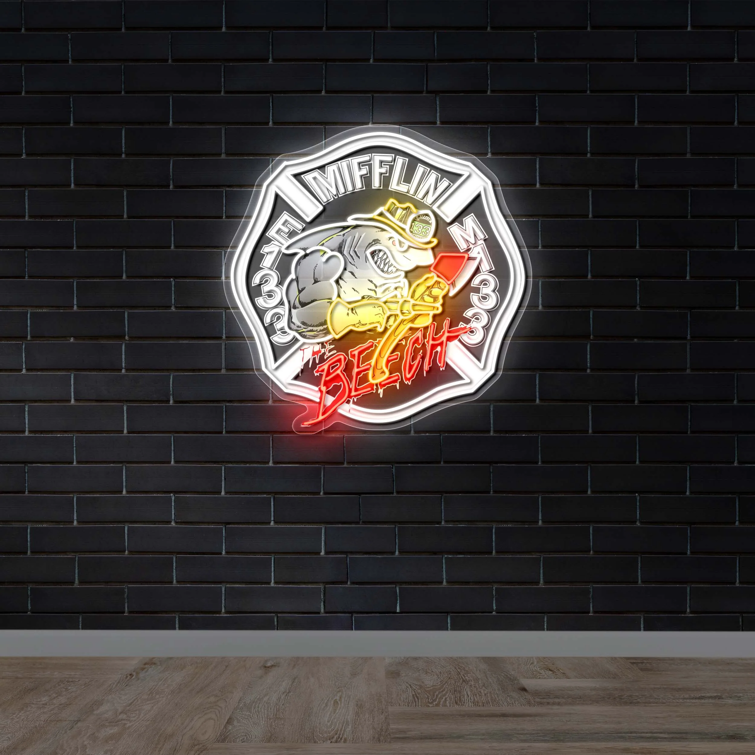 MIFFLIN THE BEECH - Premium Neon Artwork