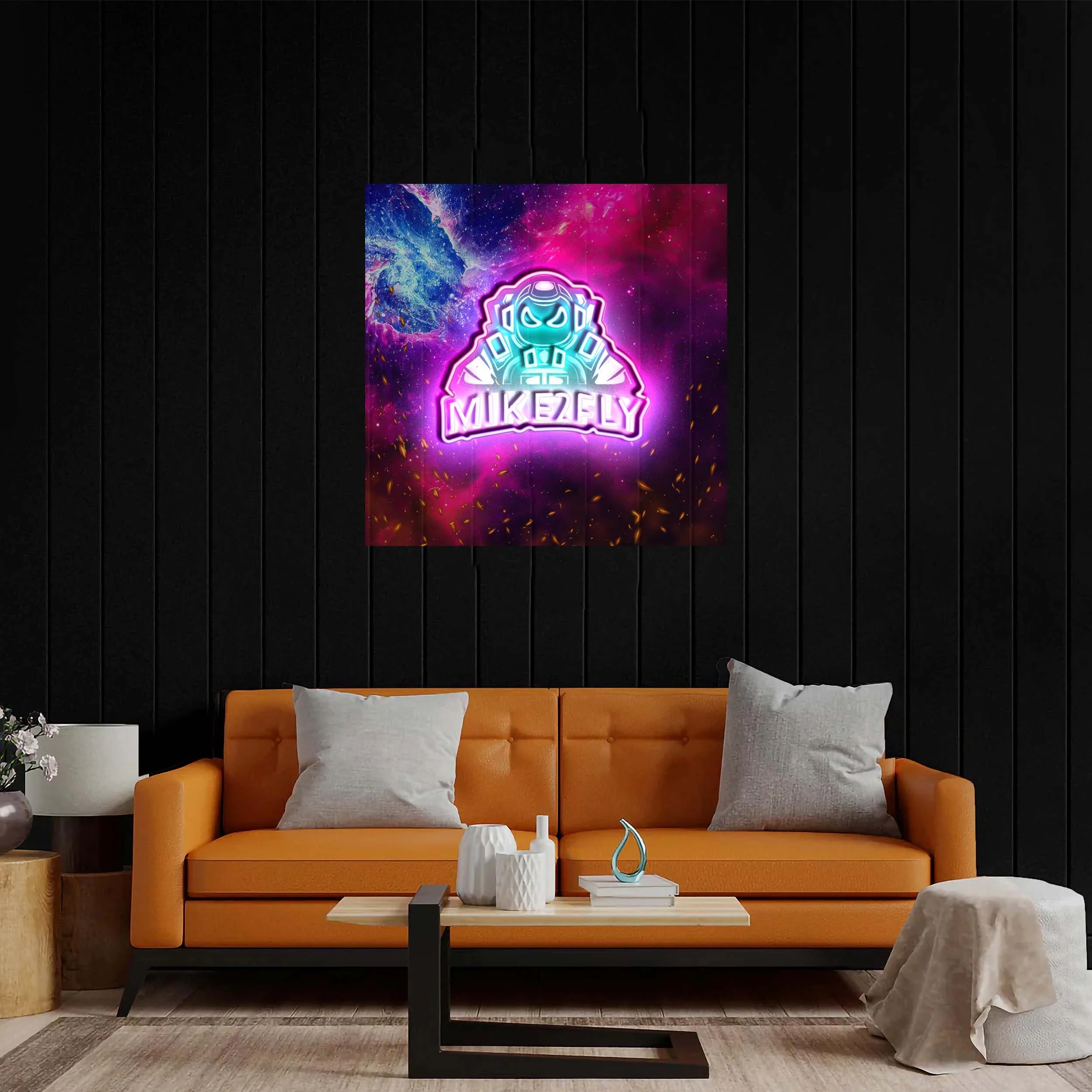 MIKE2FLY - Premium Neon Artwork