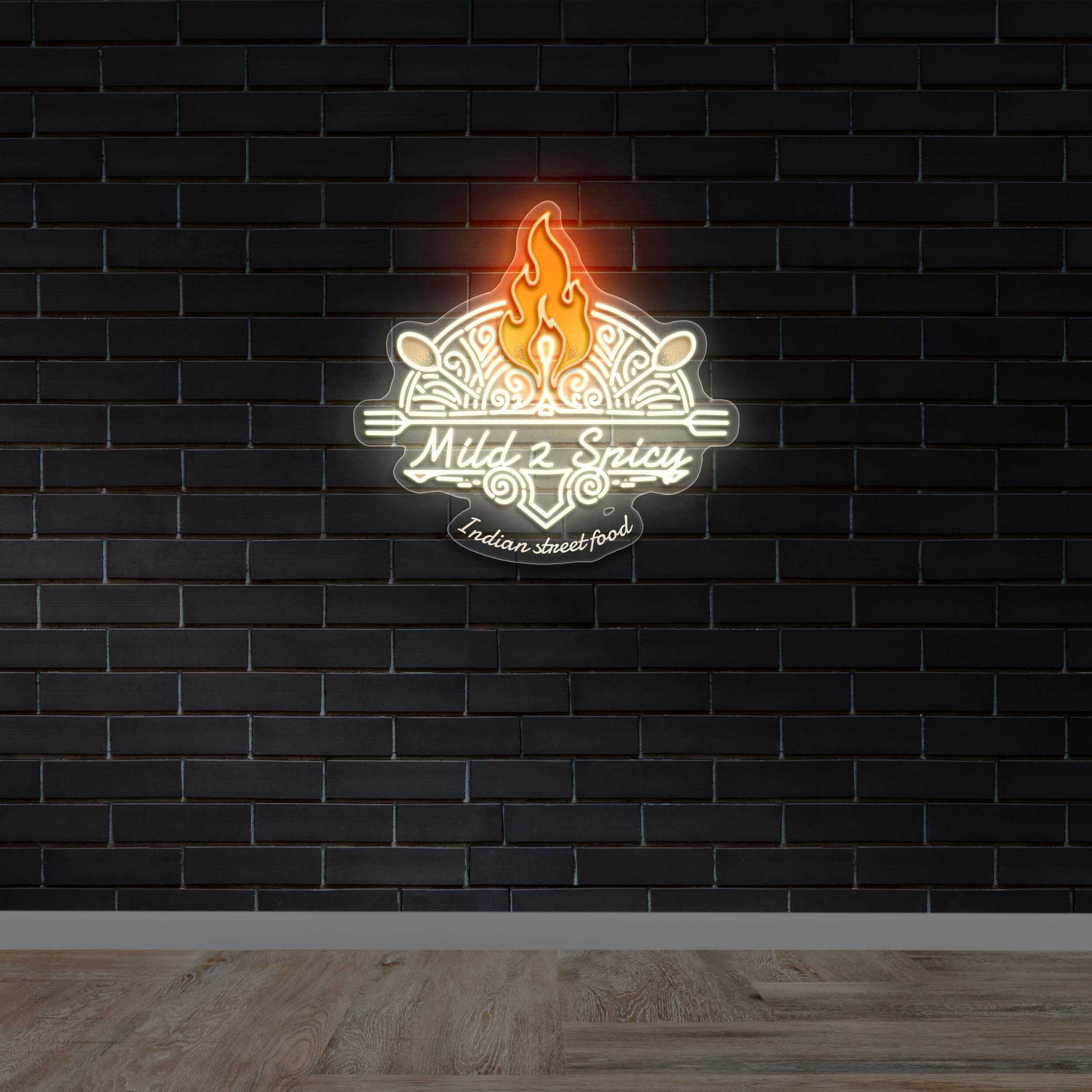 Mild 2 Spicy - Premium Neon Artwork - Image 2