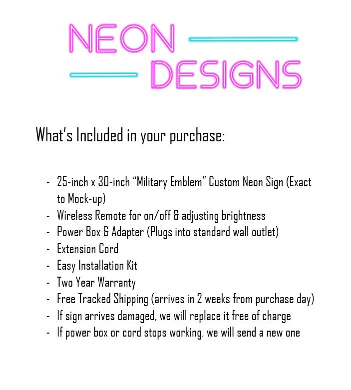 Military Emblem - Premium Neon Artwork - Image 3