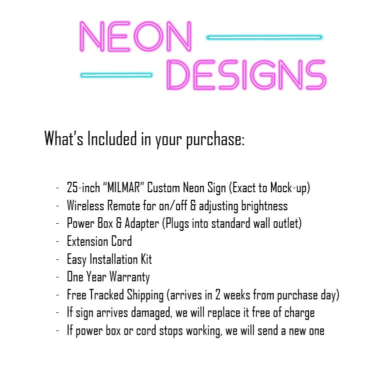 MILMAR - Premium Neon Artwork - Image 2