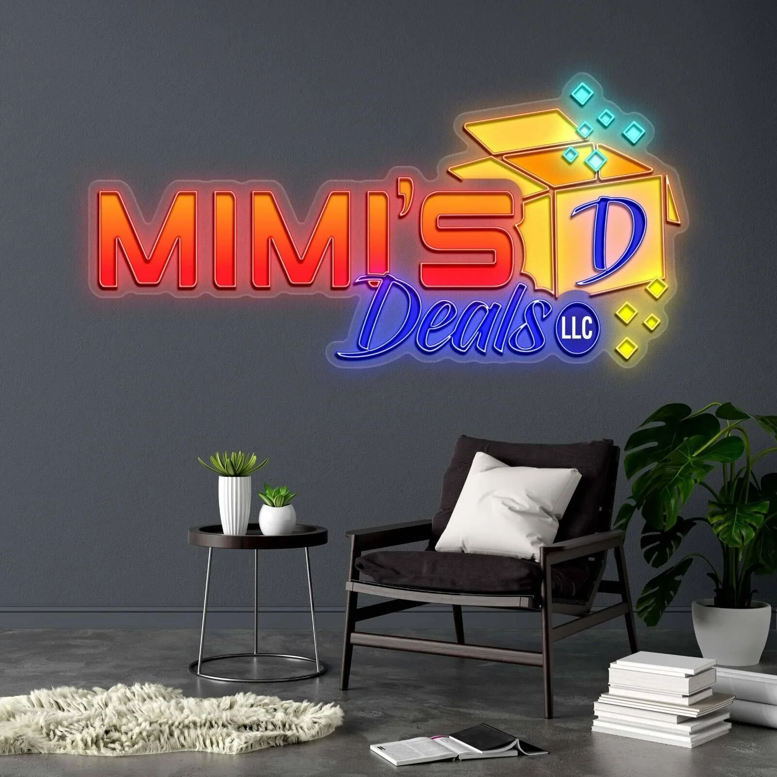 MIMI'S Deals - Premium Neon Artwork