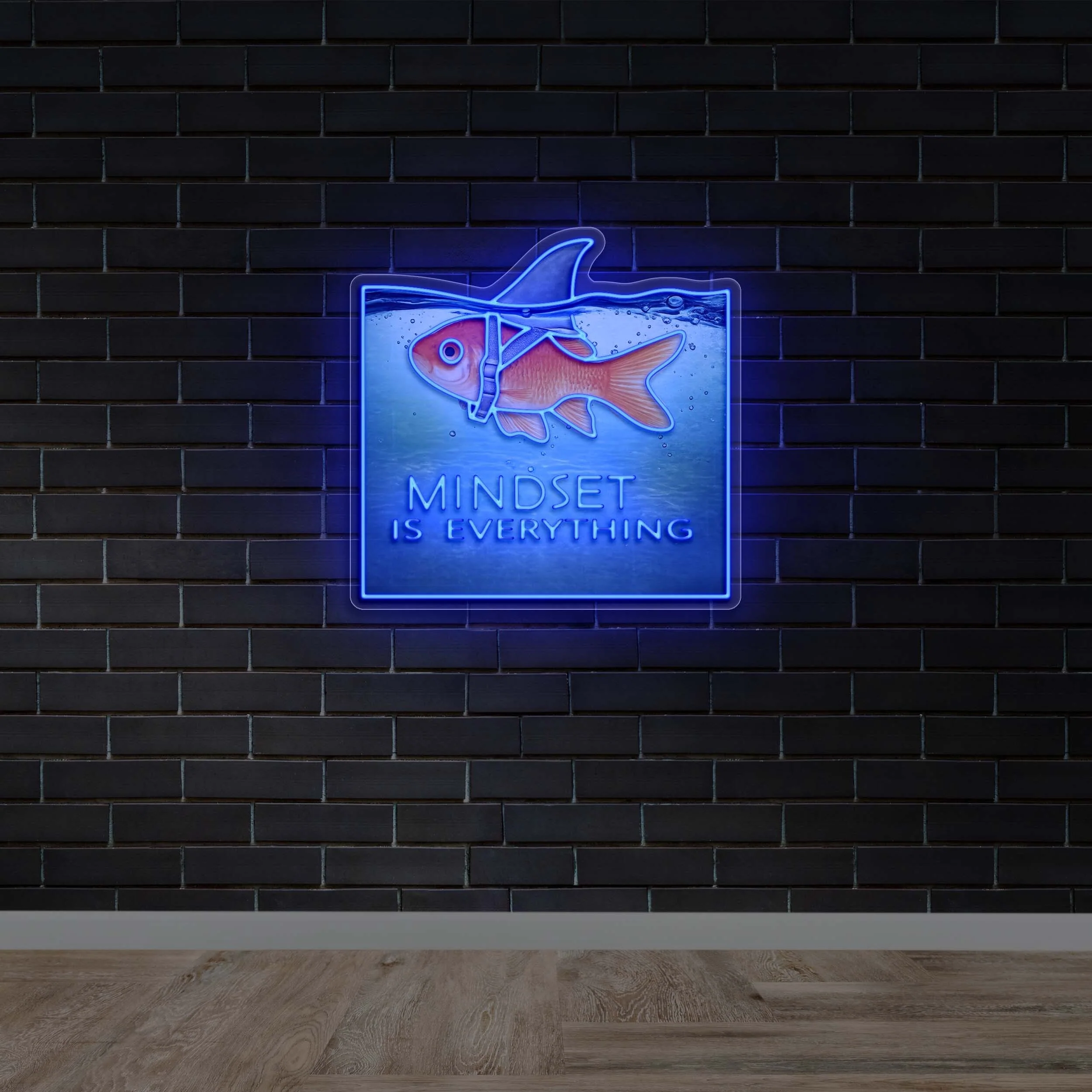 MINDSET IS EVERYTHING - Premium Neon Artwork