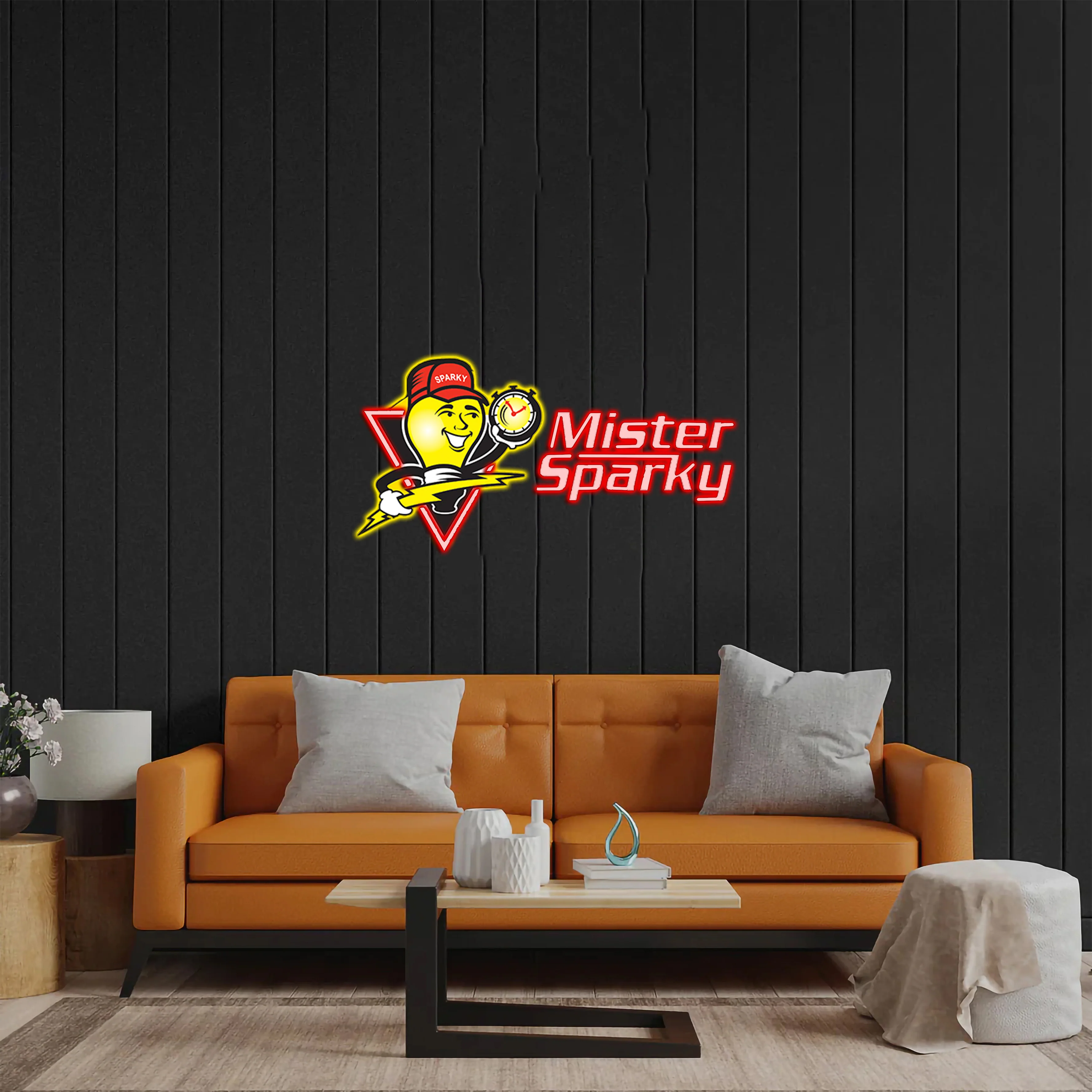 Mister Sparky - Premium Neon Artwork