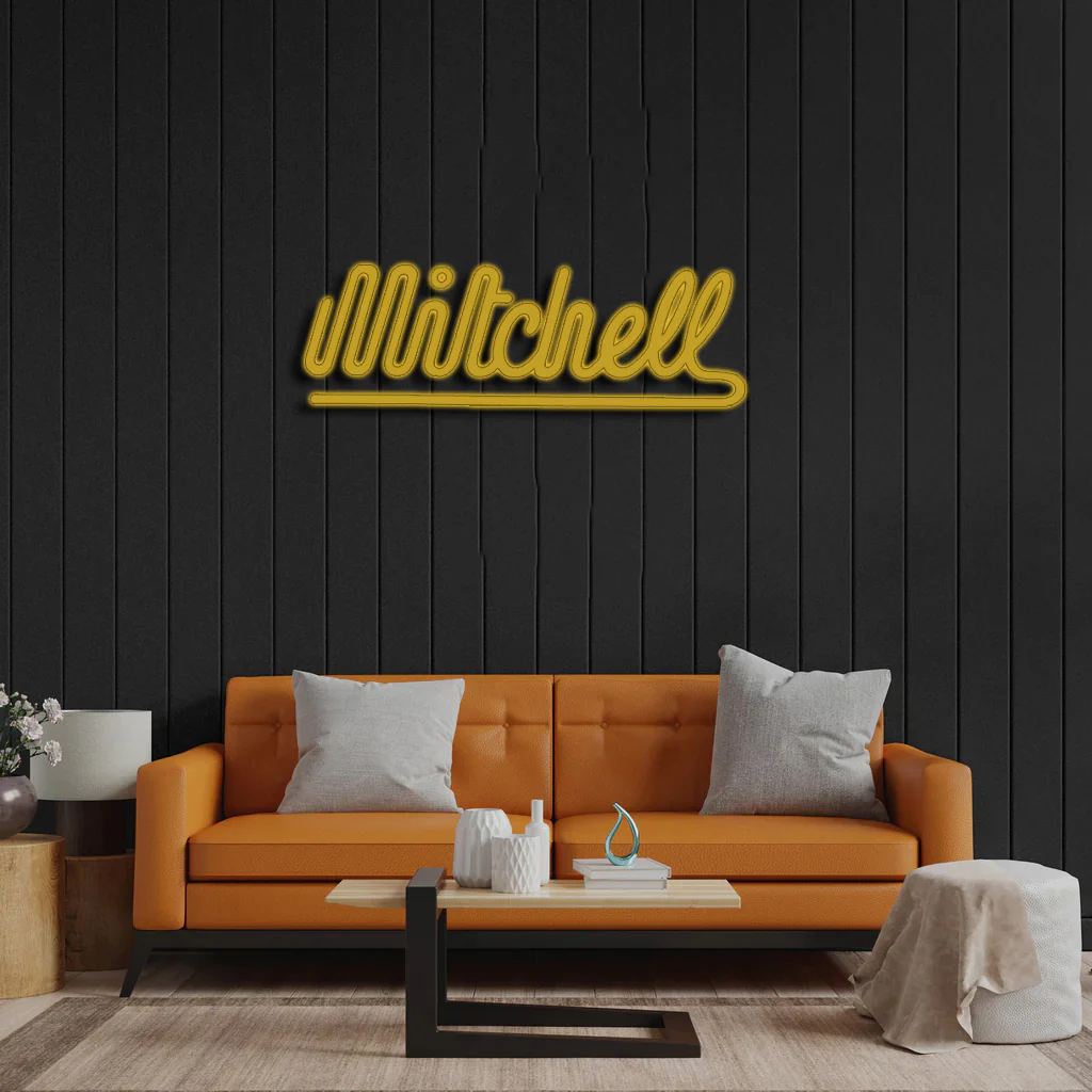 Mitchell (25 inch) - Premium Neon Artwork