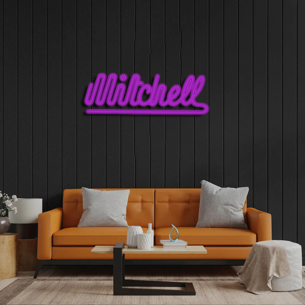 Mitchell (25 inch) - Premium Neon Artwork - Image 4