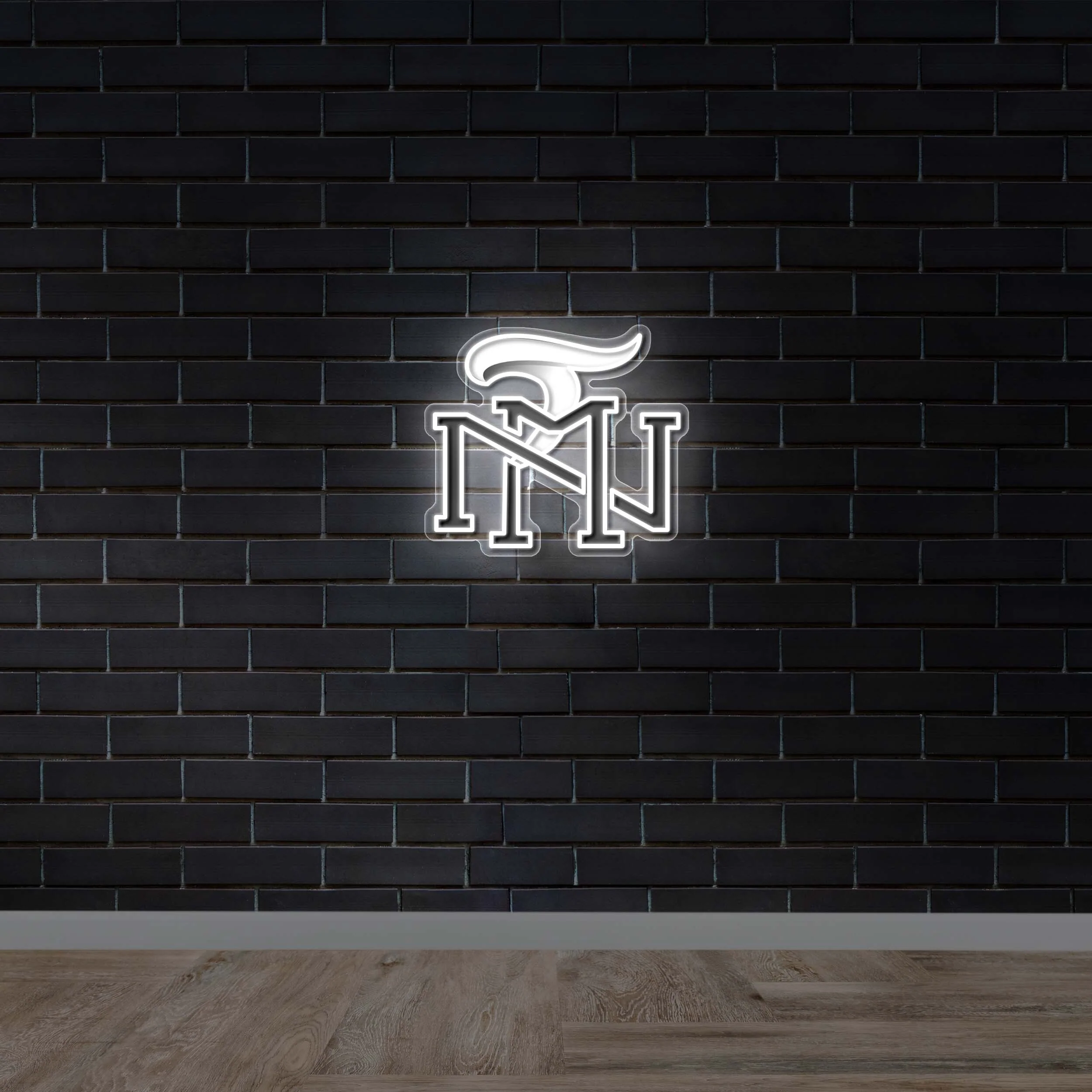 MN logo only - Premium Neon Artwork