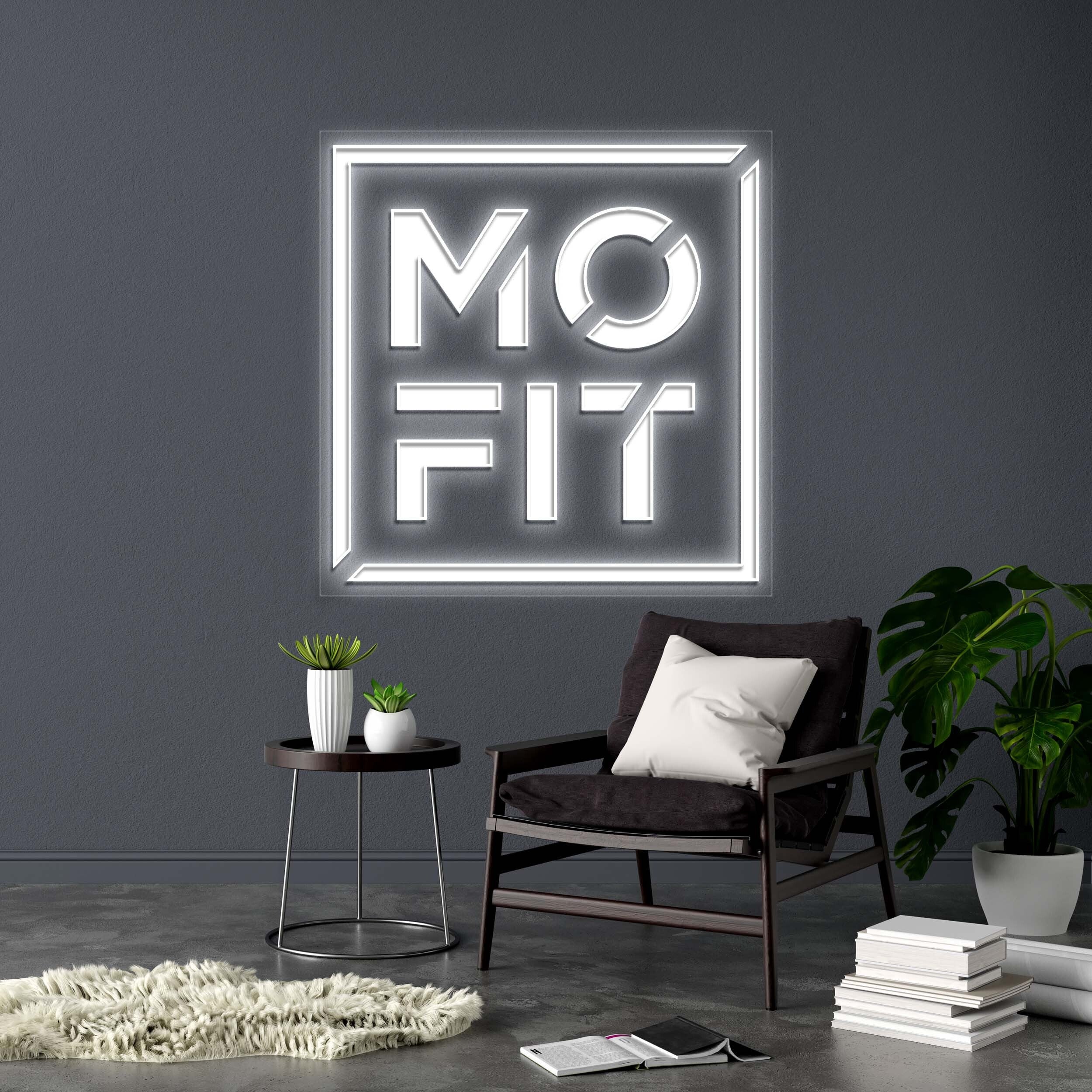 MO FIT - Premium Neon Artwork