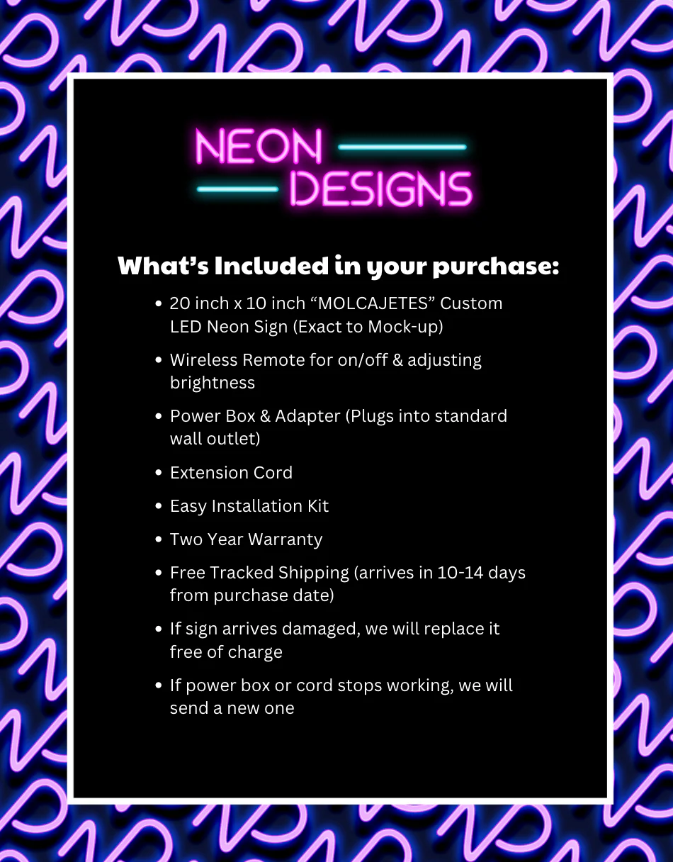 MOLCAJETES - Premium Neon Artwork - Image 2