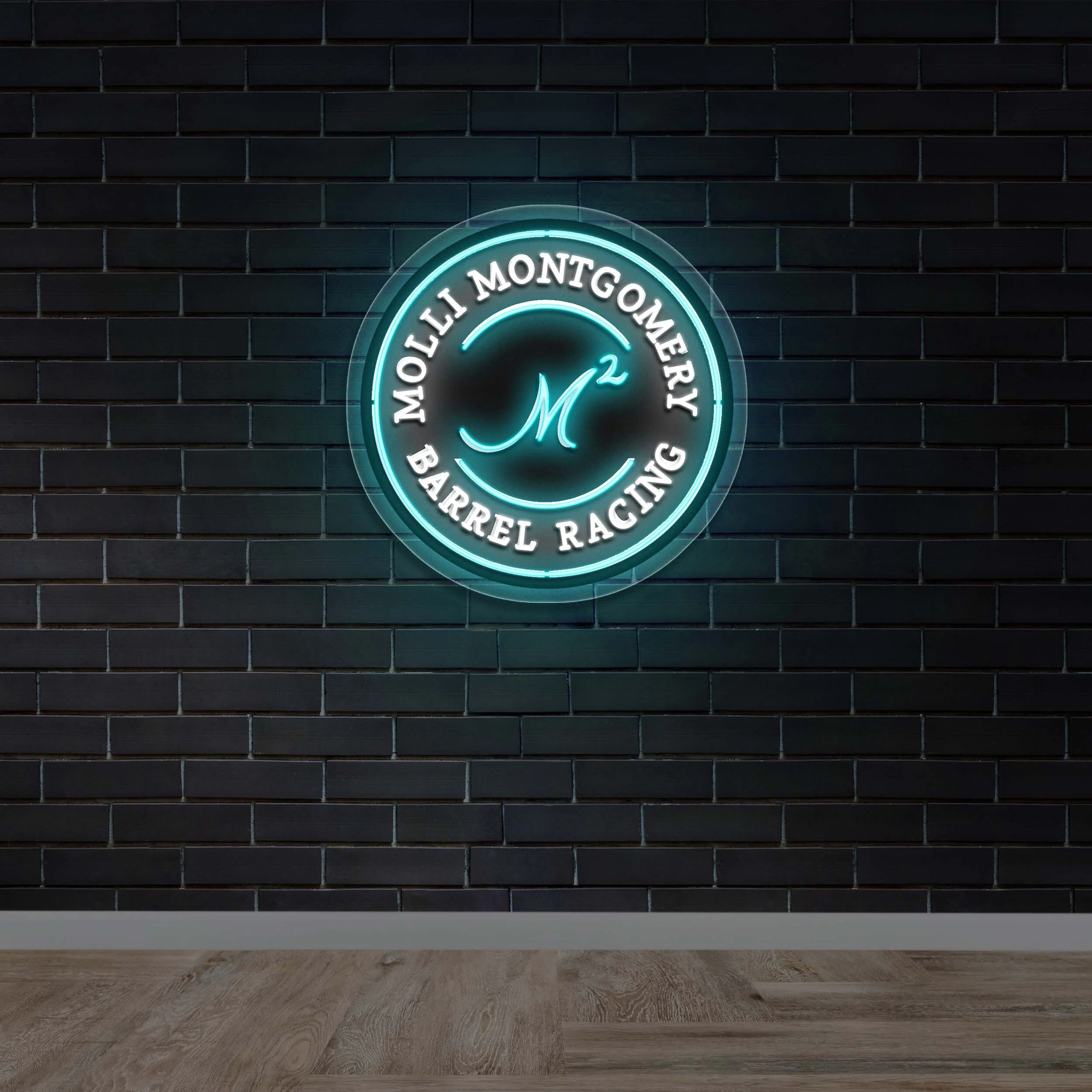 MOLLI MONTGOMERY BARREL RACING - Premium Neon Artwork