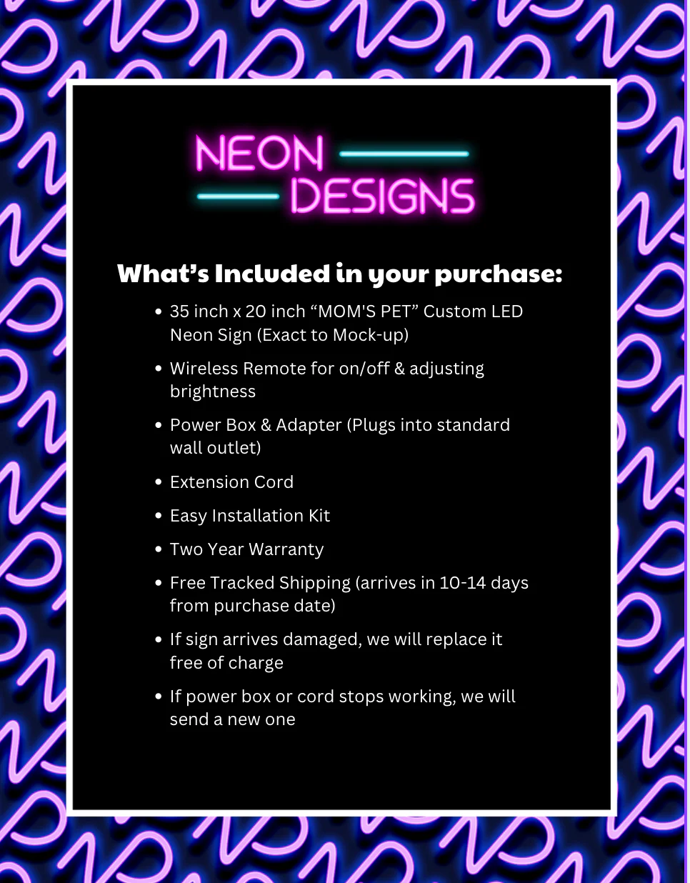 MOM'S PET - Premium Neon Artwork - Image 2