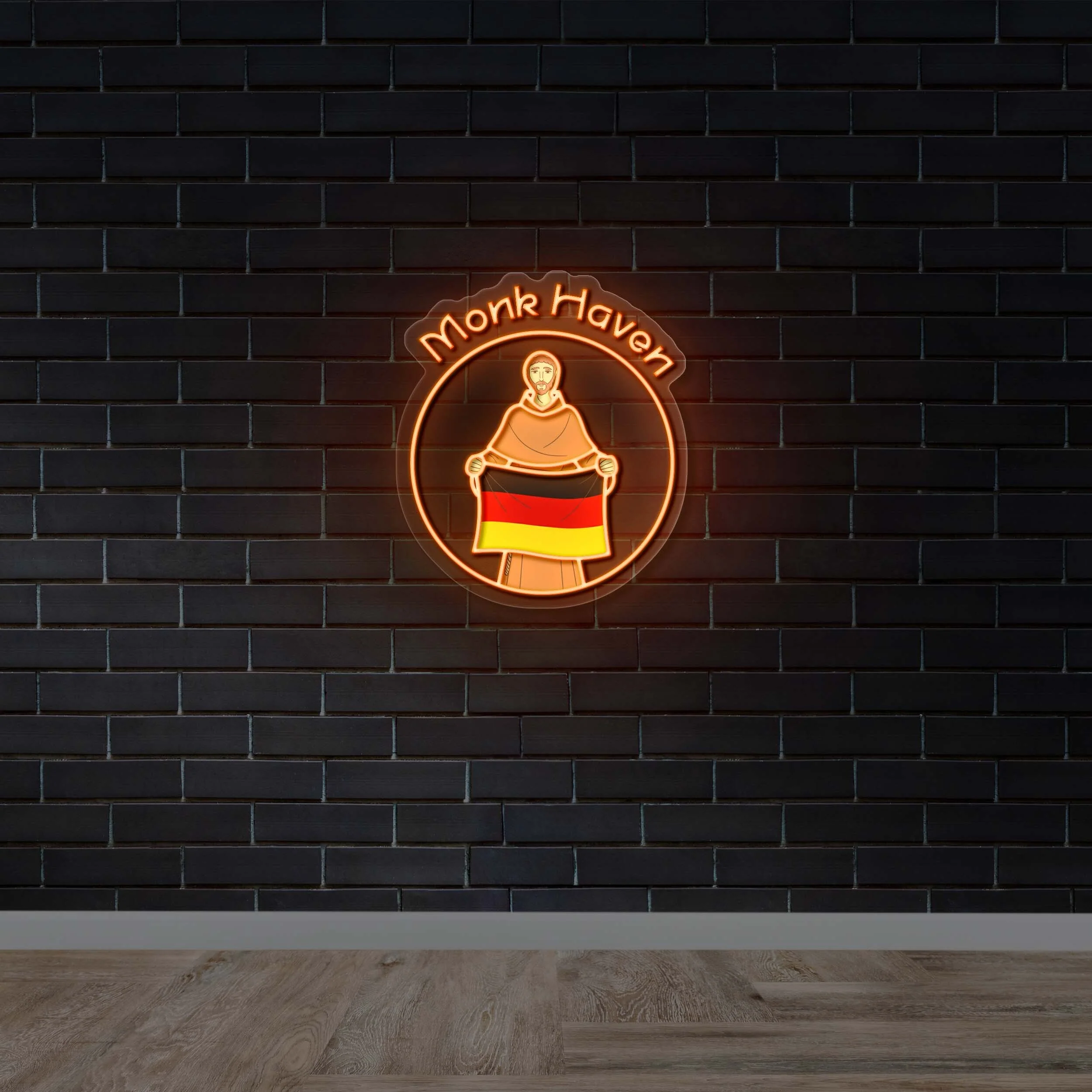 MONK HAVEN | 3rd Version - Premium Neon Artwork