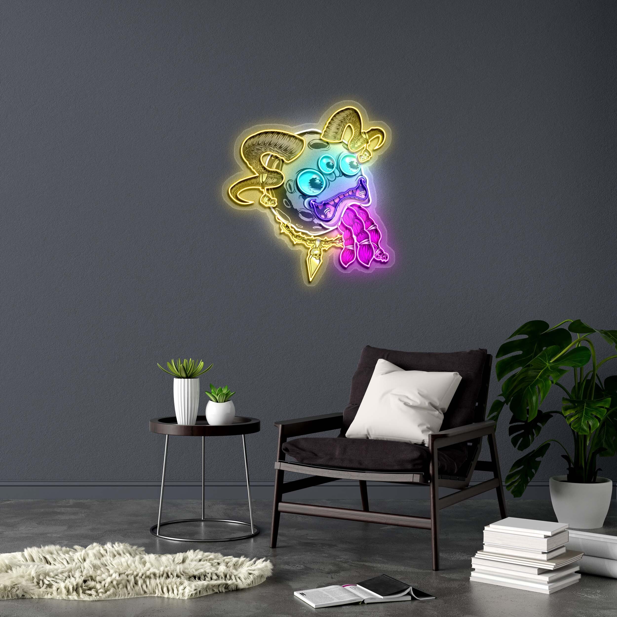 Moonster 7427 - Premium Neon Artwork