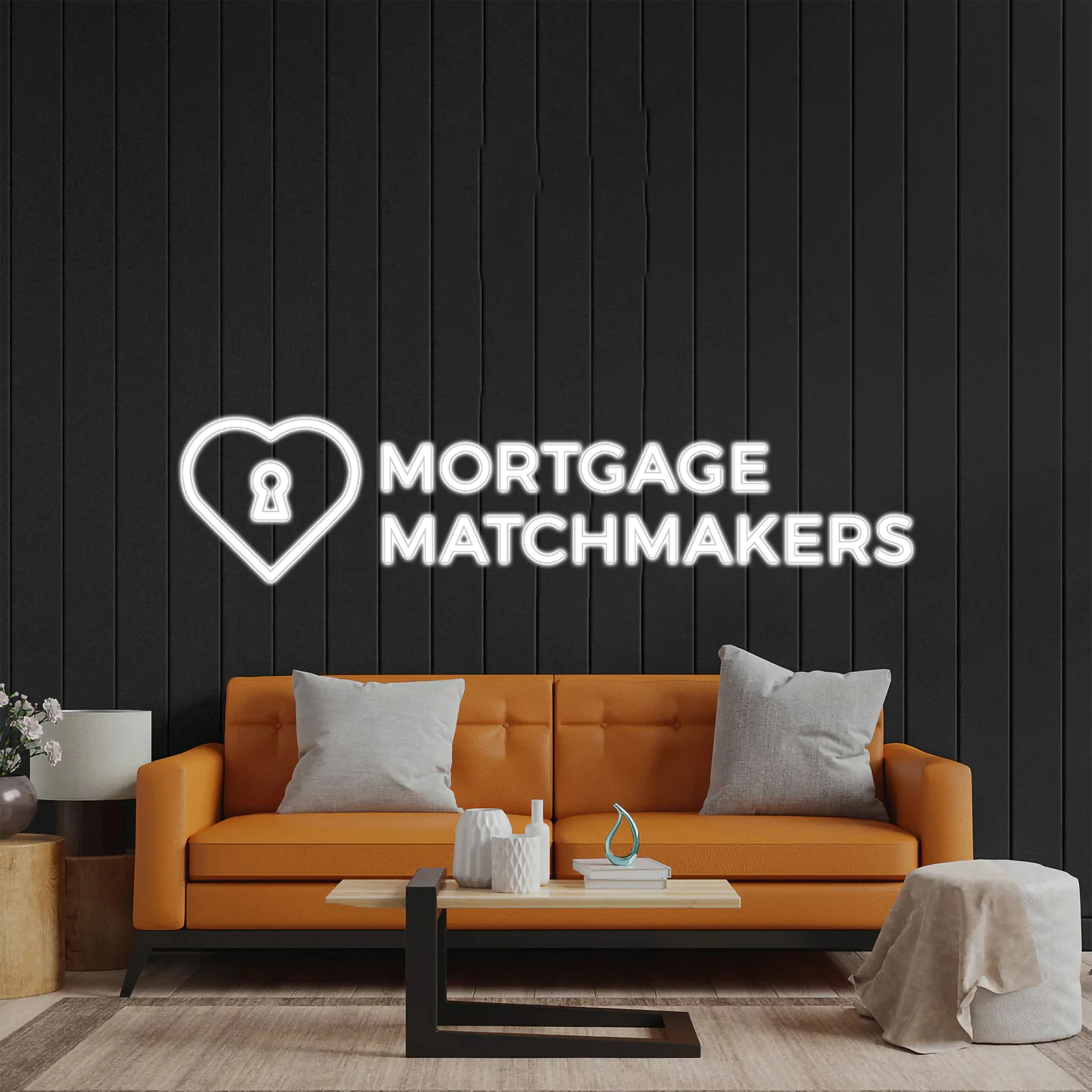 Mortgage Matchmakers - Premium Neon Artwork