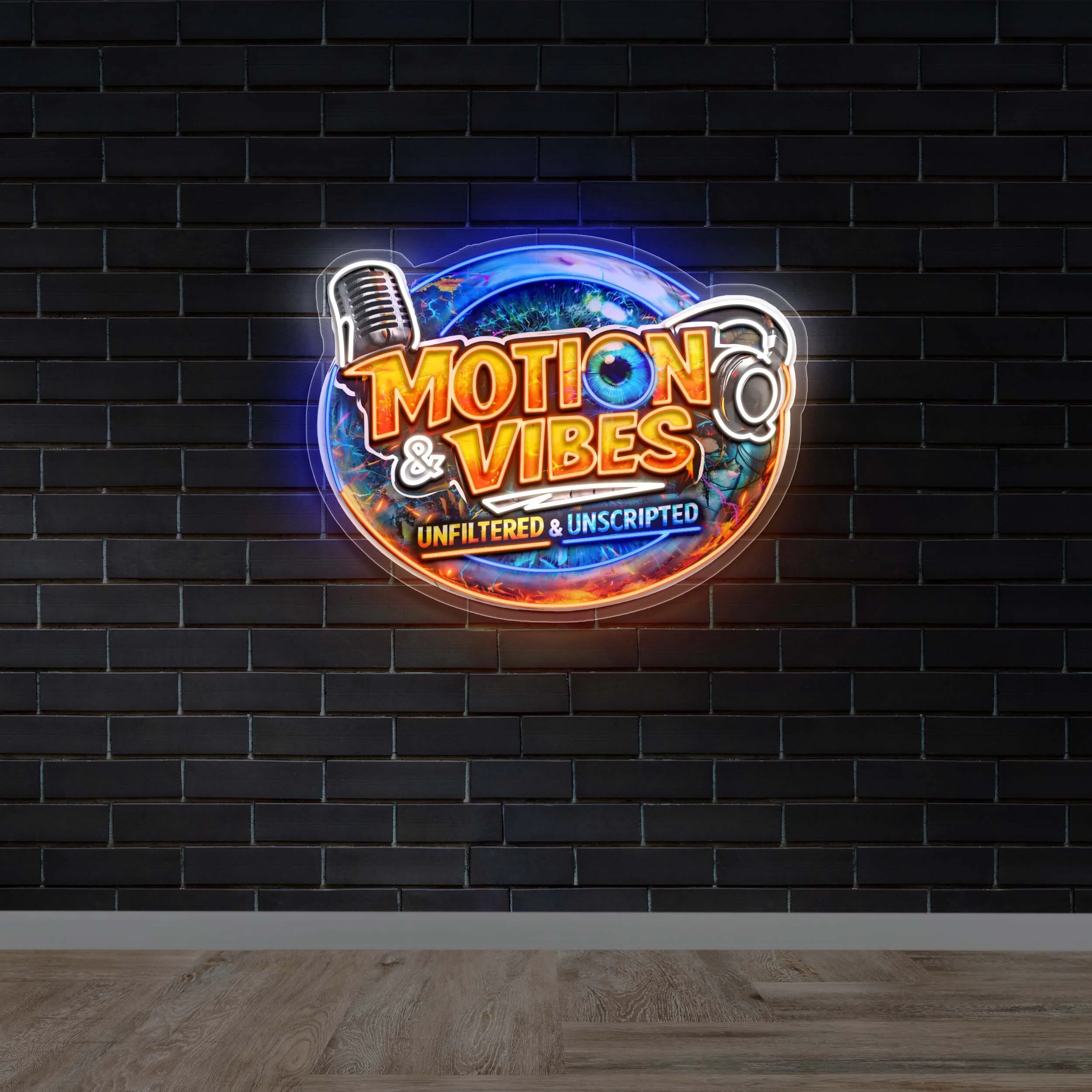 MOTION & VIBES - Premium Neon Artwork