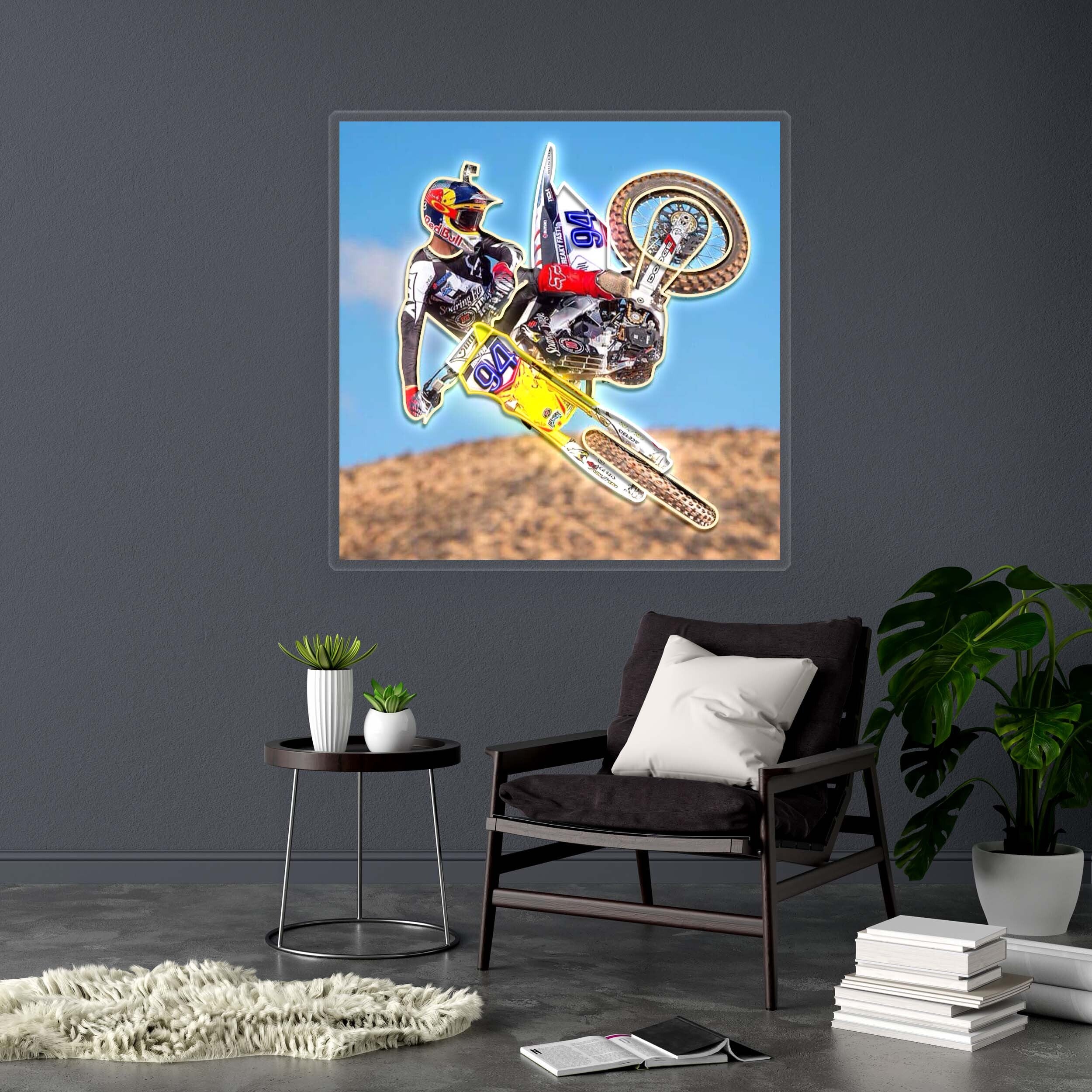 Motocross - Premium Neon Artwork