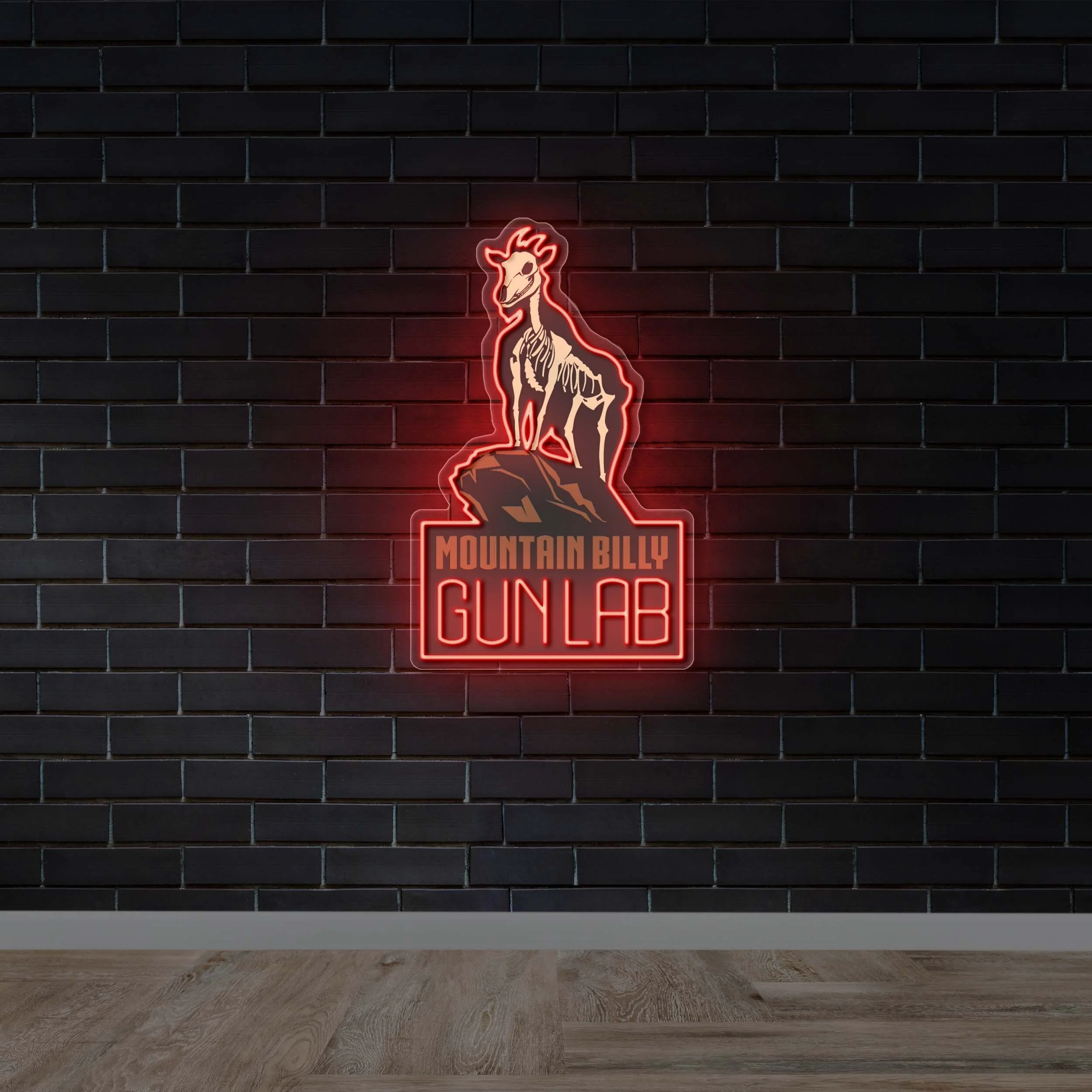 Mountain Billy Gun Lab - Premium Neon Artwork - Image 2