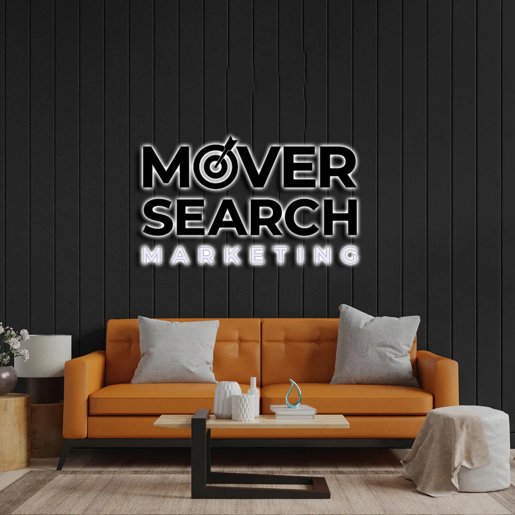 Mover Search Marketing - Premium Neon Artwork