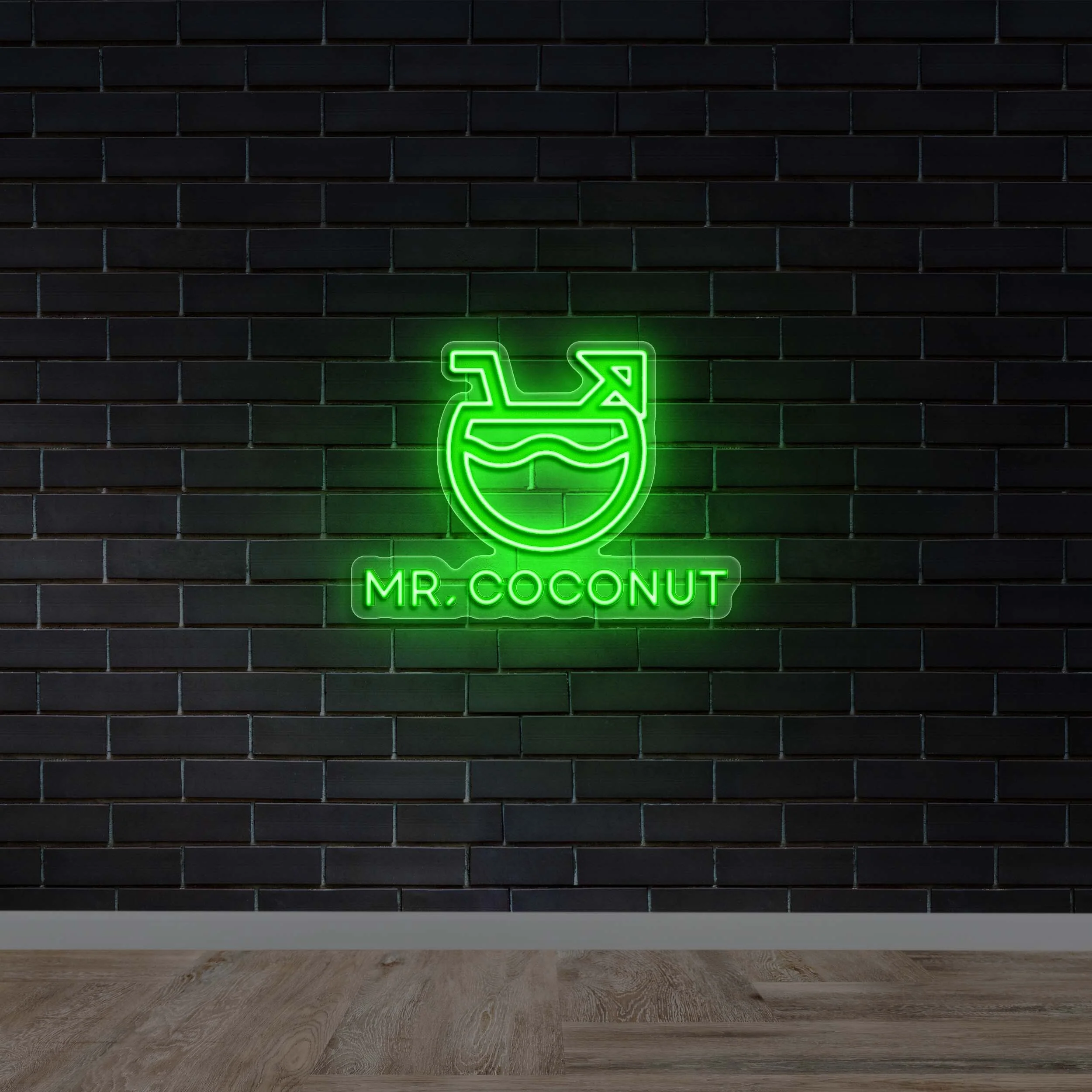 MR. COCONUT - Premium Neon Artwork