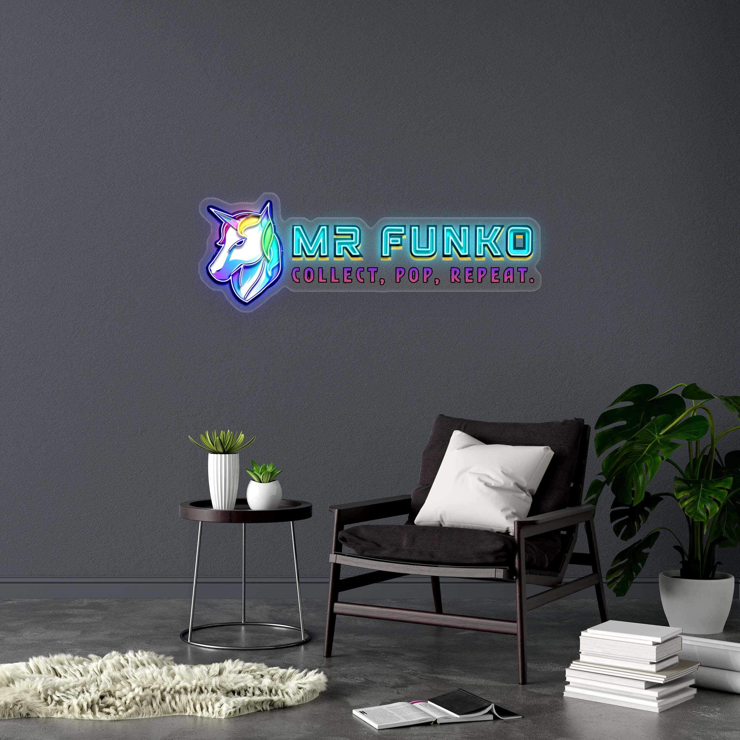 MR. FUNKO - Premium Neon Artwork