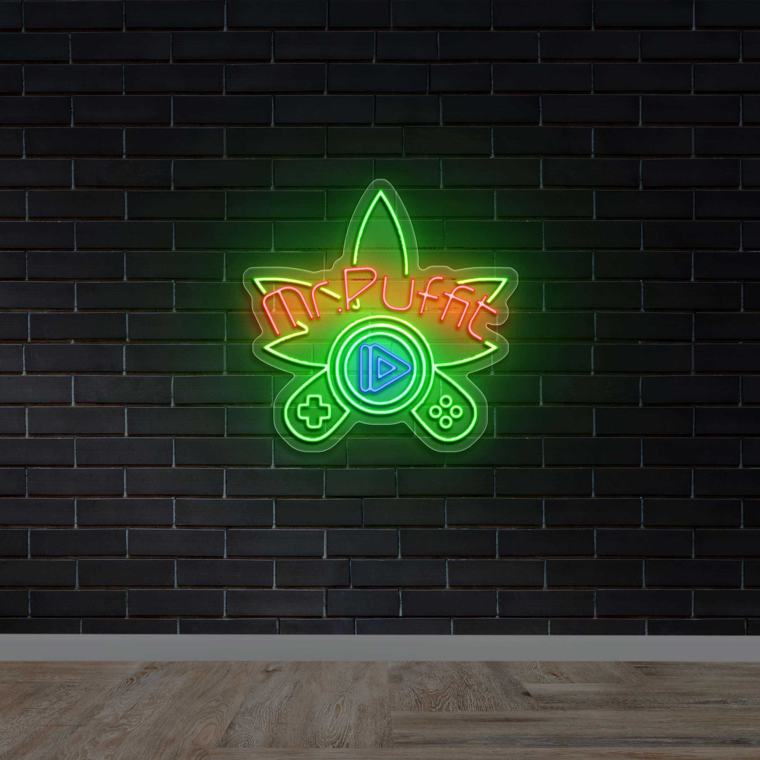 Mr. Puffit - Premium Neon Artwork - Image 2