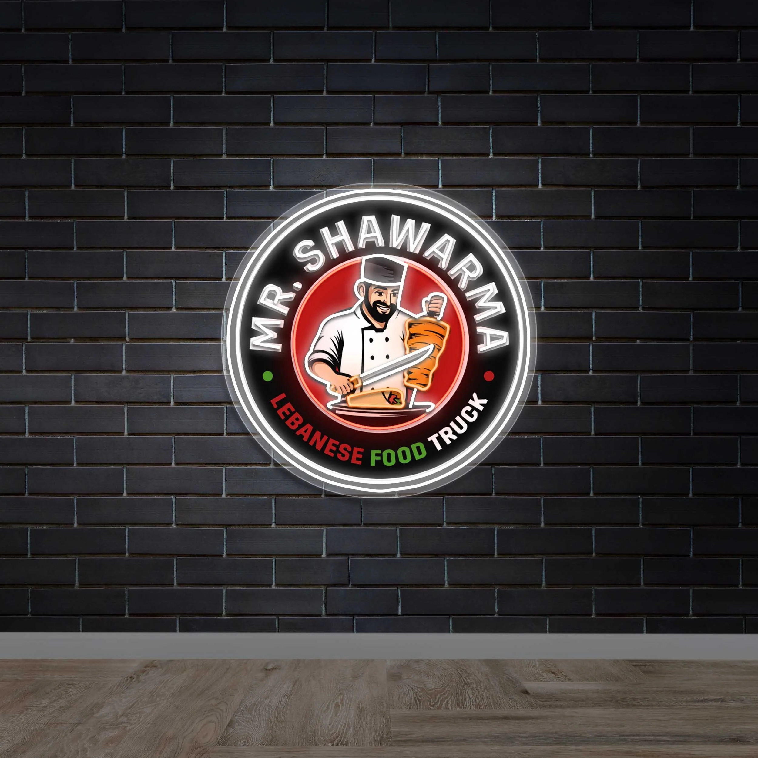 MR. SHAWARMA - Premium Neon Artwork