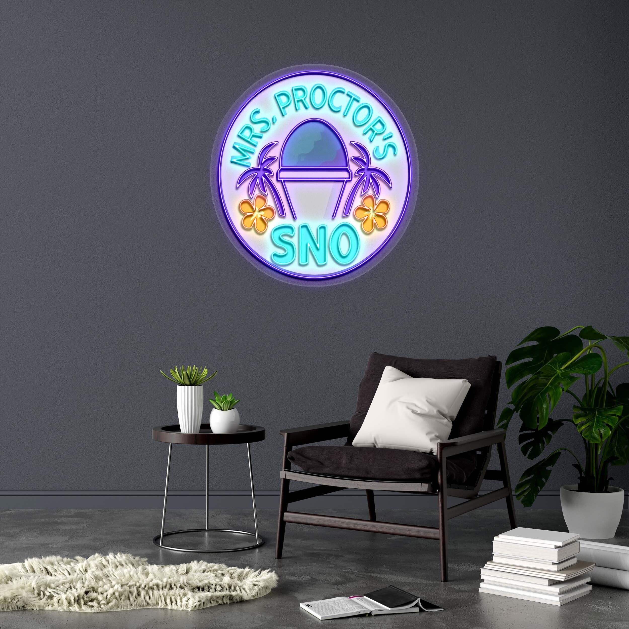 MRS. PROCTOR'S SNO - Premium Neon Artwork