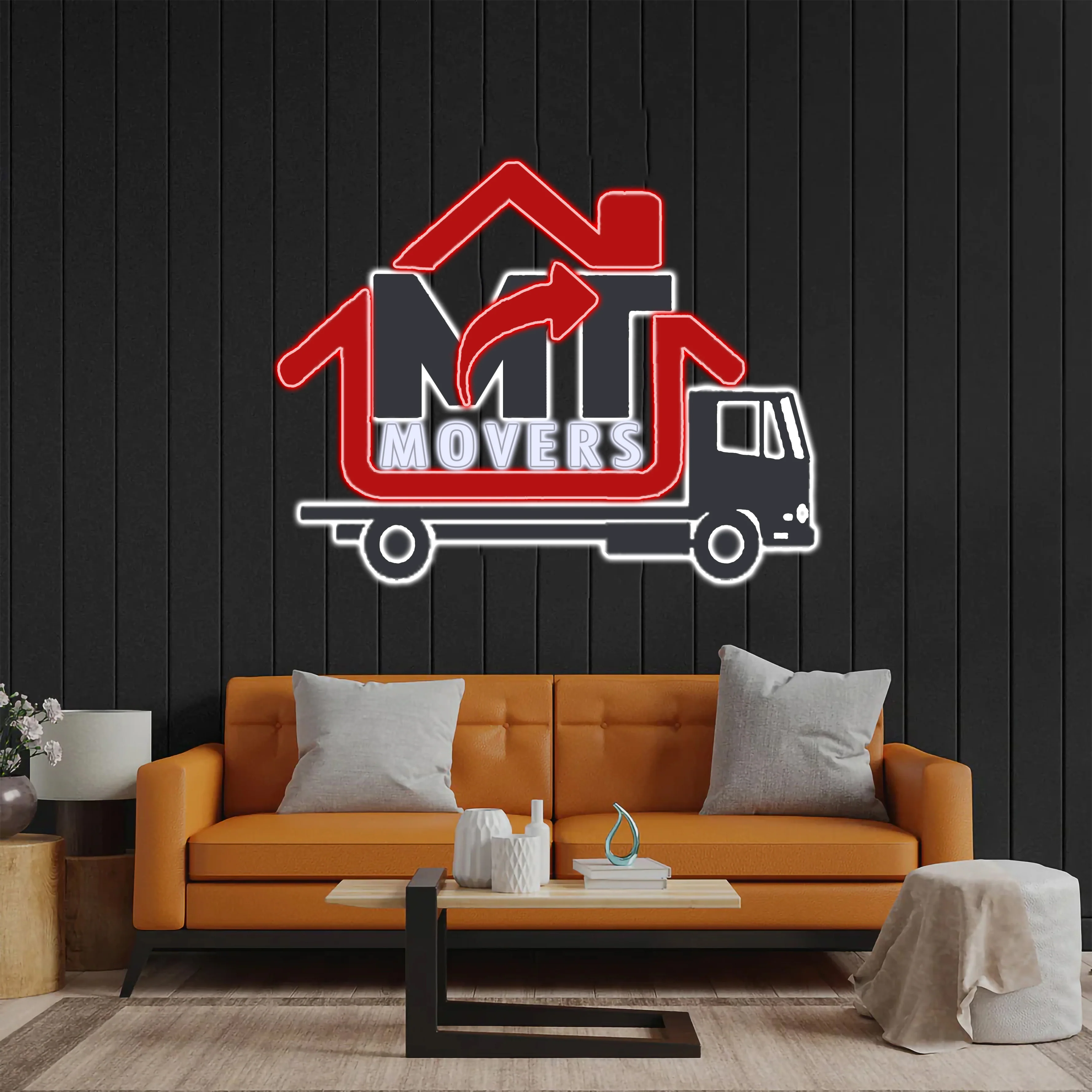 MT Movers - Premium Neon Artwork