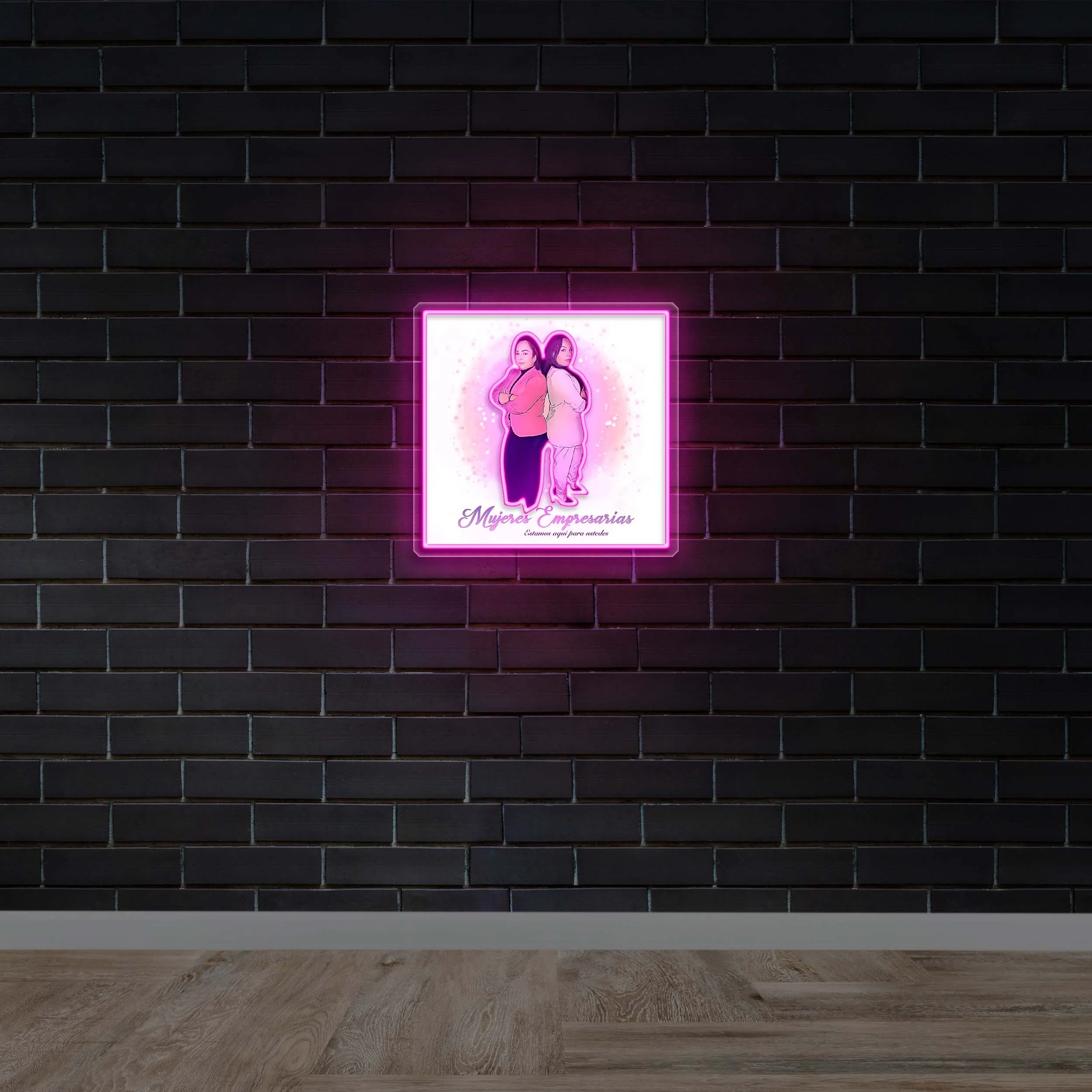 Mujeres Empresarias - Premium Neon Artwork
