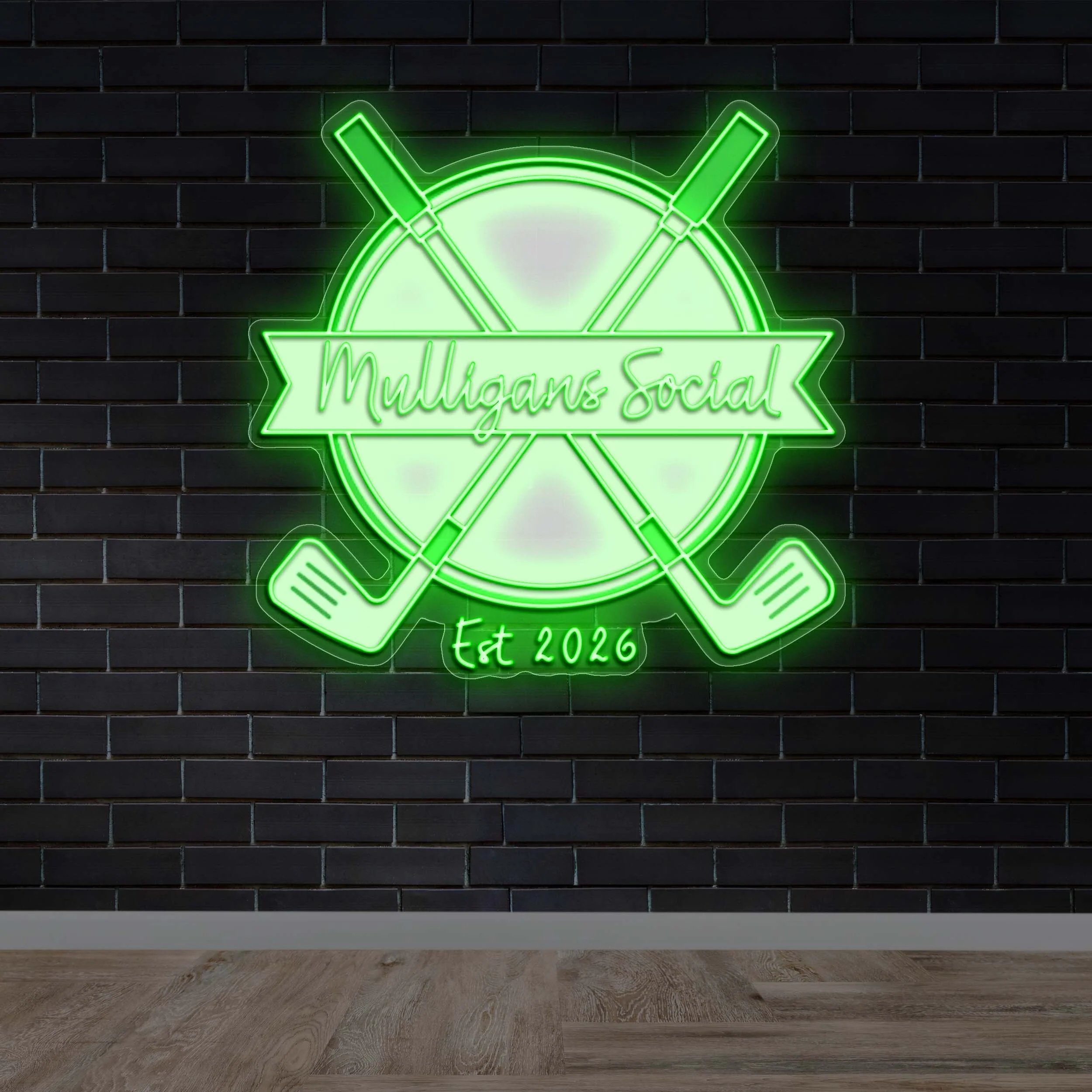 Mulligans Social - Premium Neon Artwork