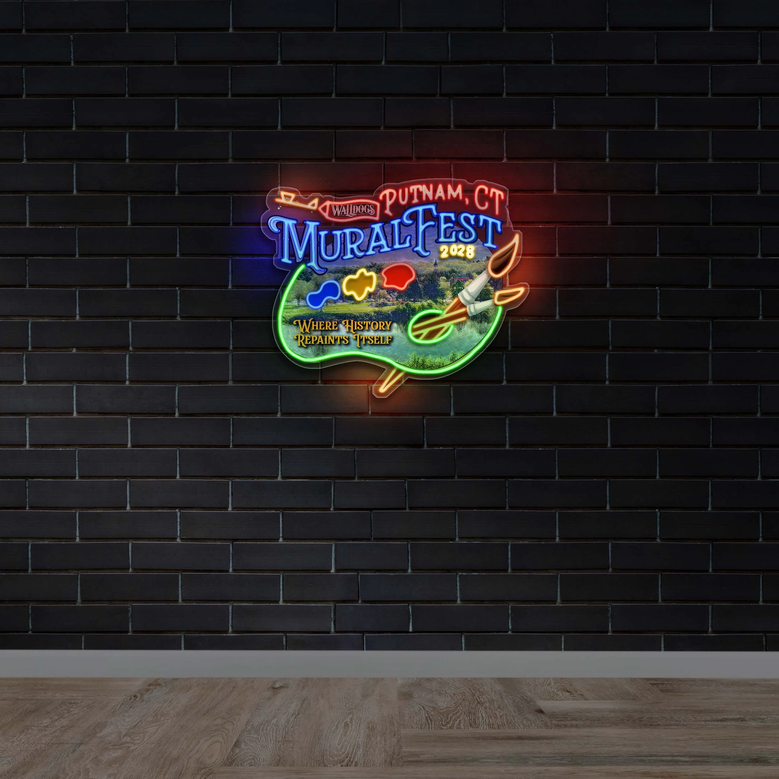 MURAL FEST | 2nd Version - Premium Neon Artwork