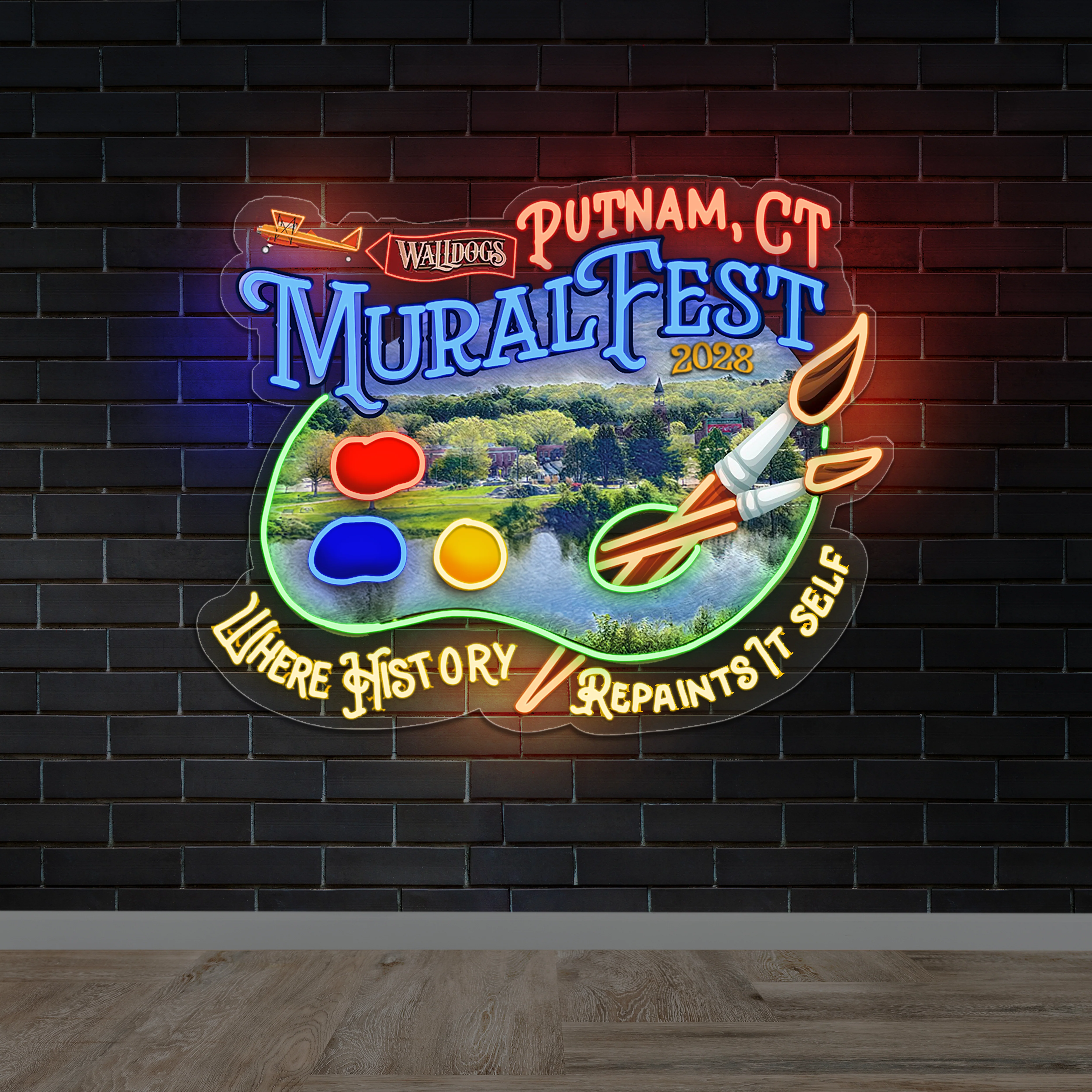 MURAL FEST | 3rd Version - Premium Neon Artwork